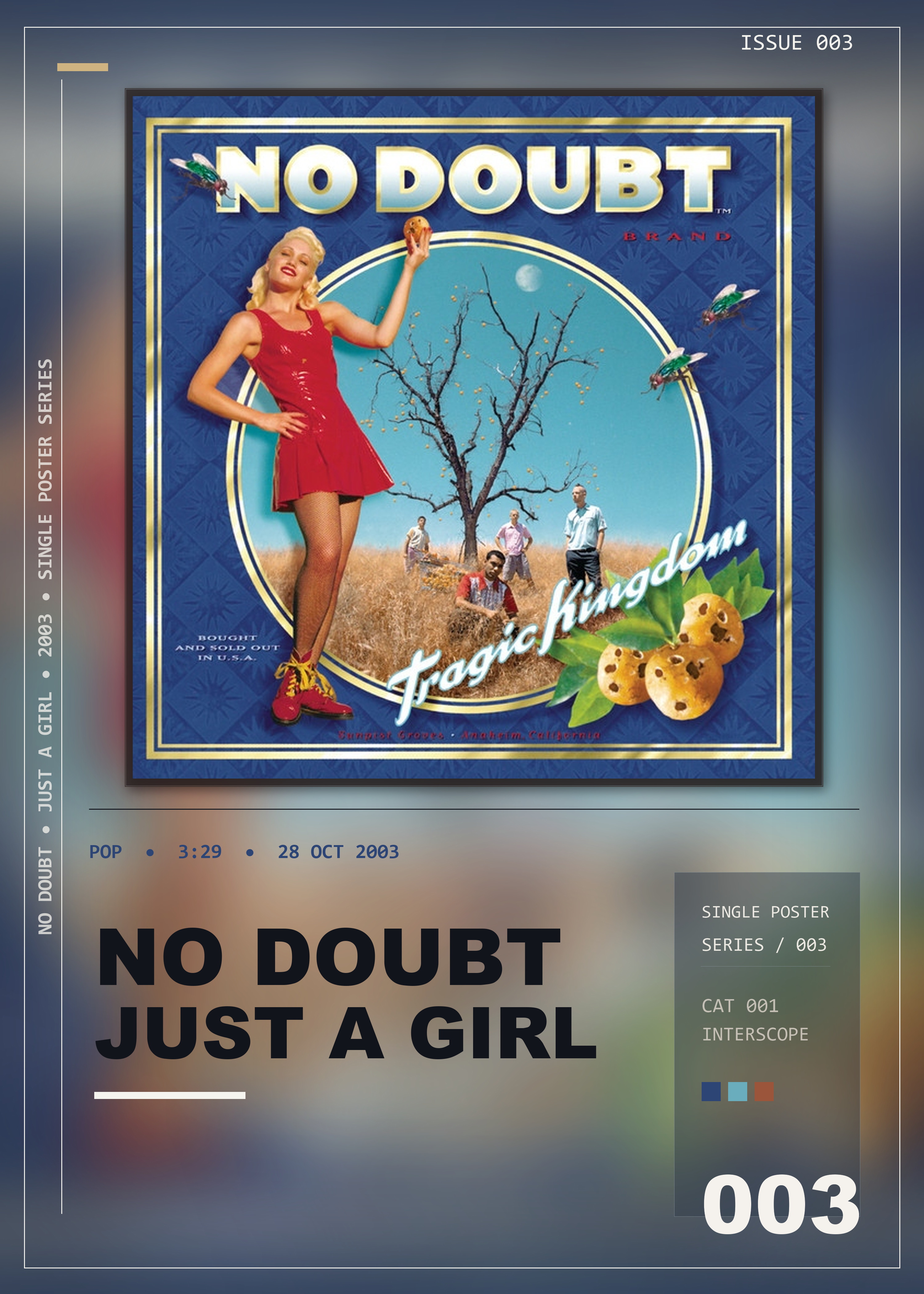 Music poster: No Doubt - Just A Girl