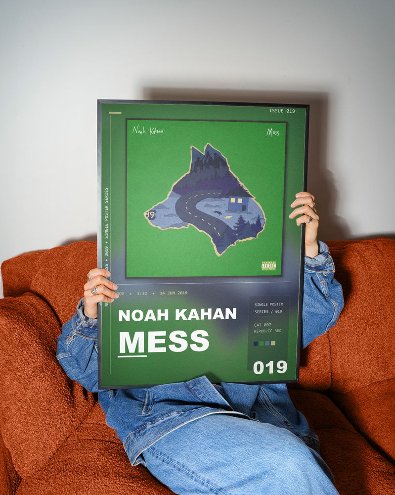 Music poster: Noah Kahan - Mess