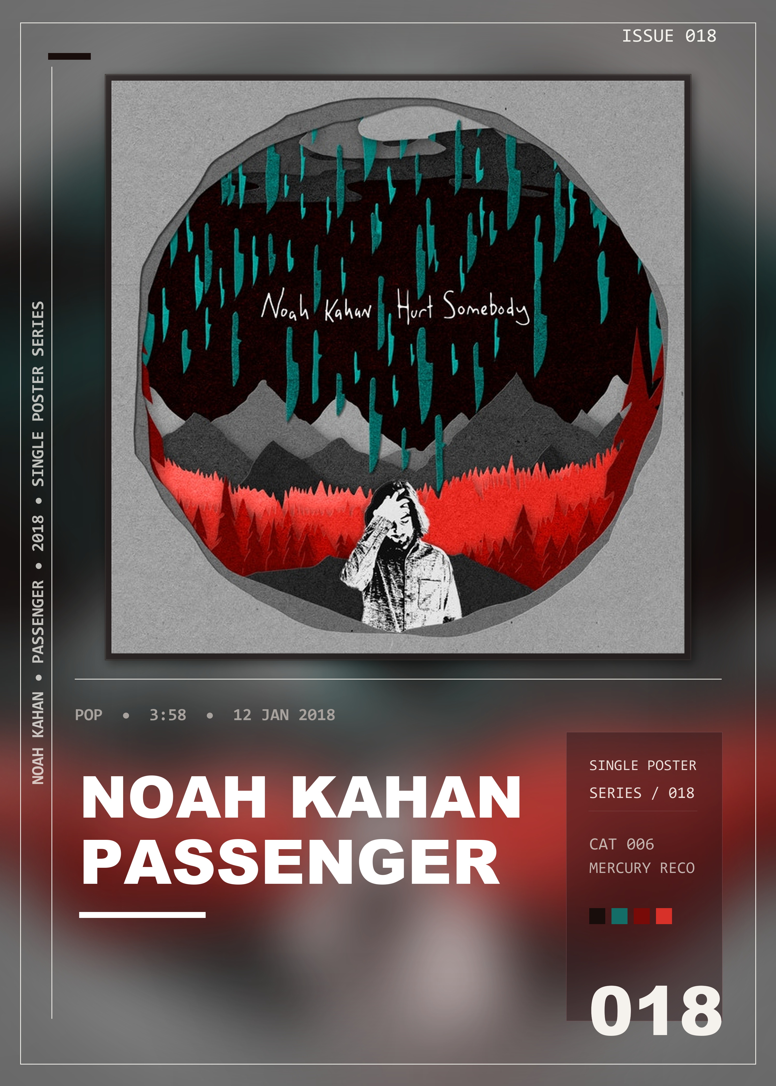 Music poster: Noah Kahan - Passenger