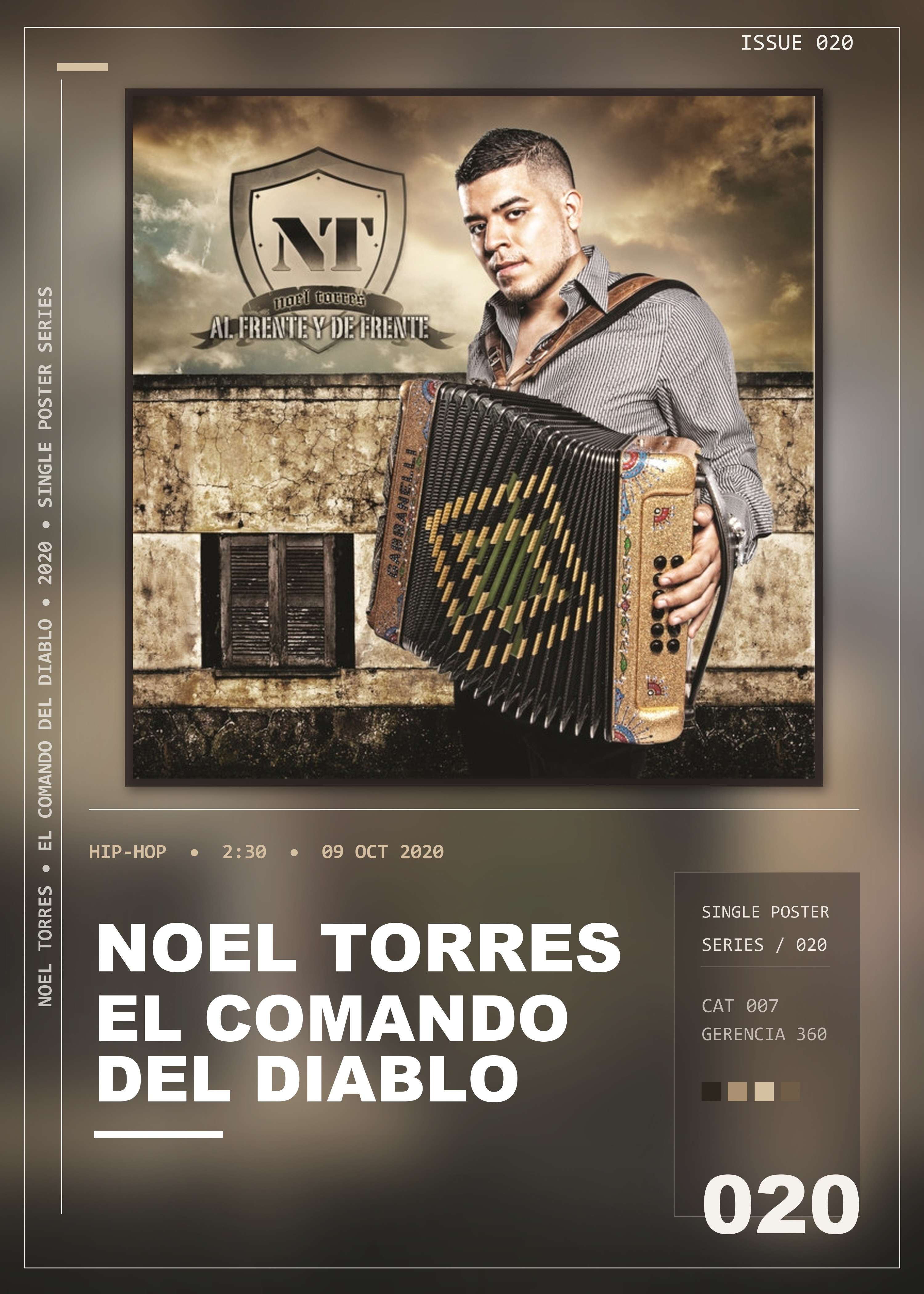Music poster: Noel Torres - El Comando del Diablo