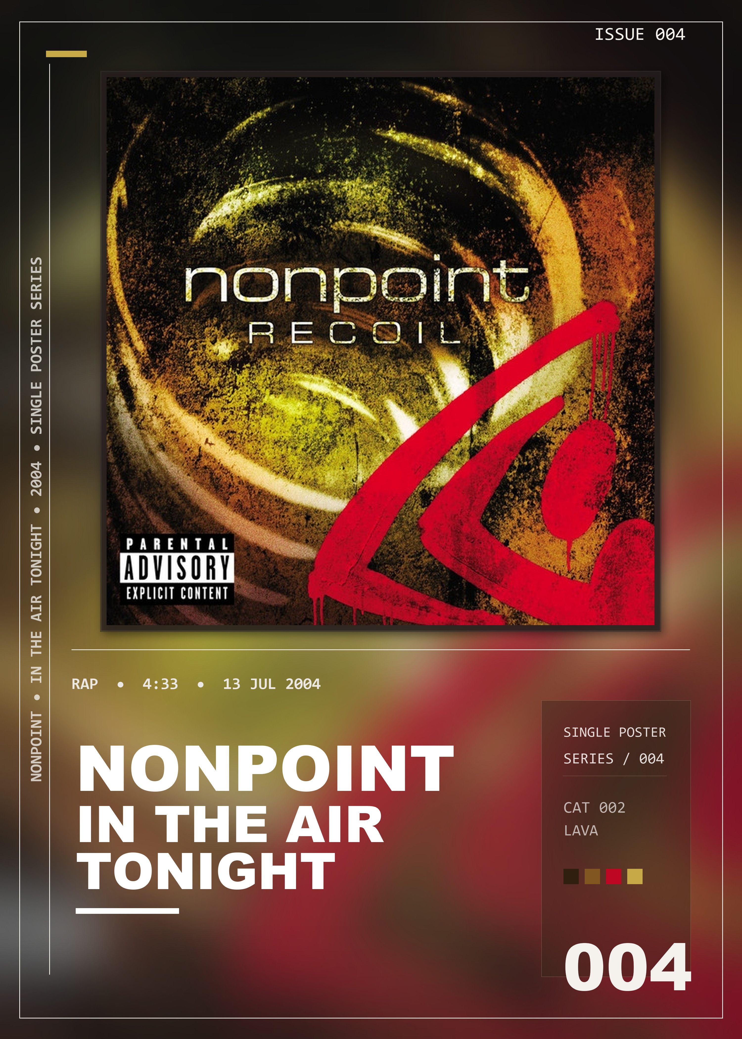 Music poster: Nonpoint - In the Air Tonight
