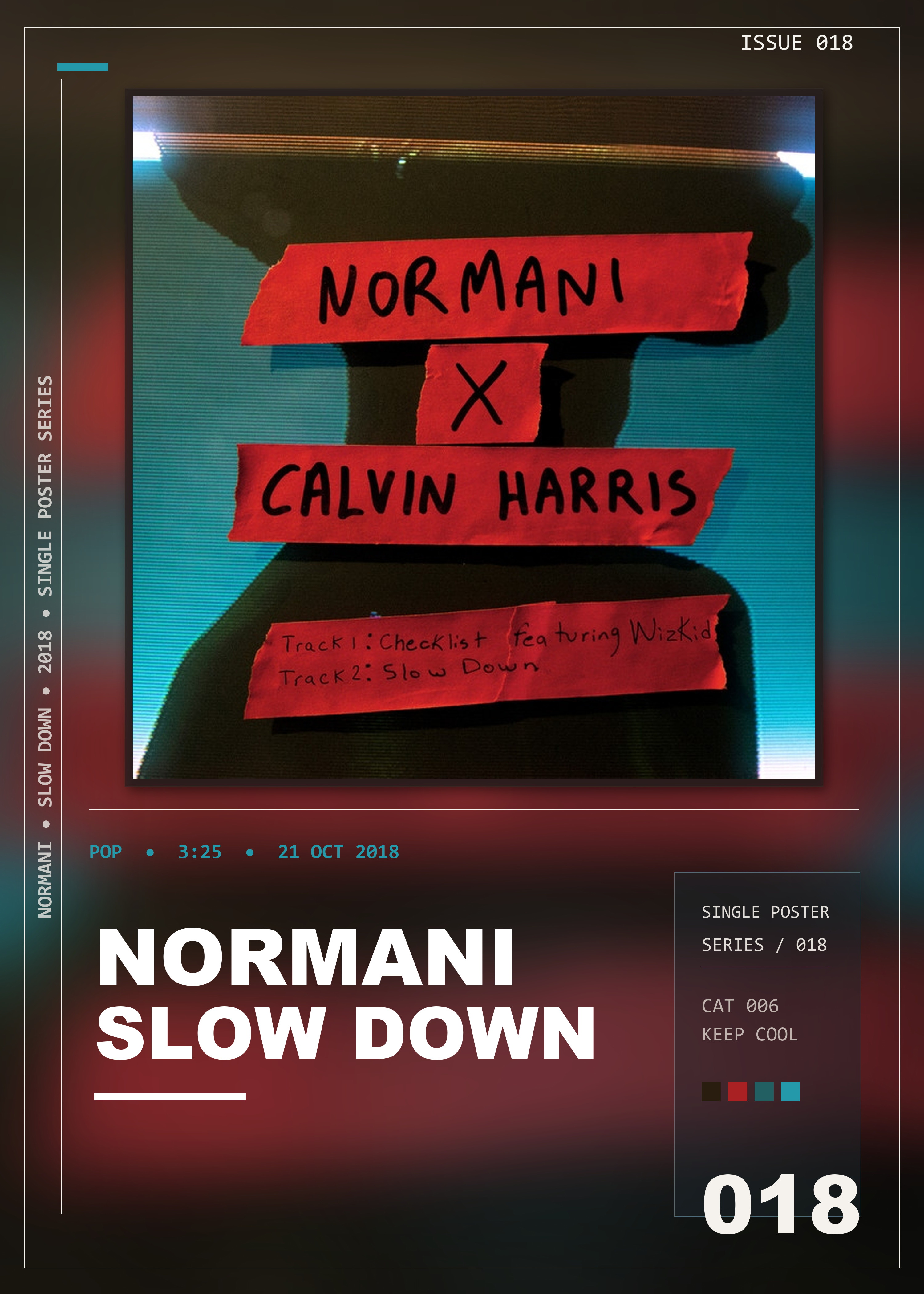 Music poster: Normani - Slow Down with Calvin Harris