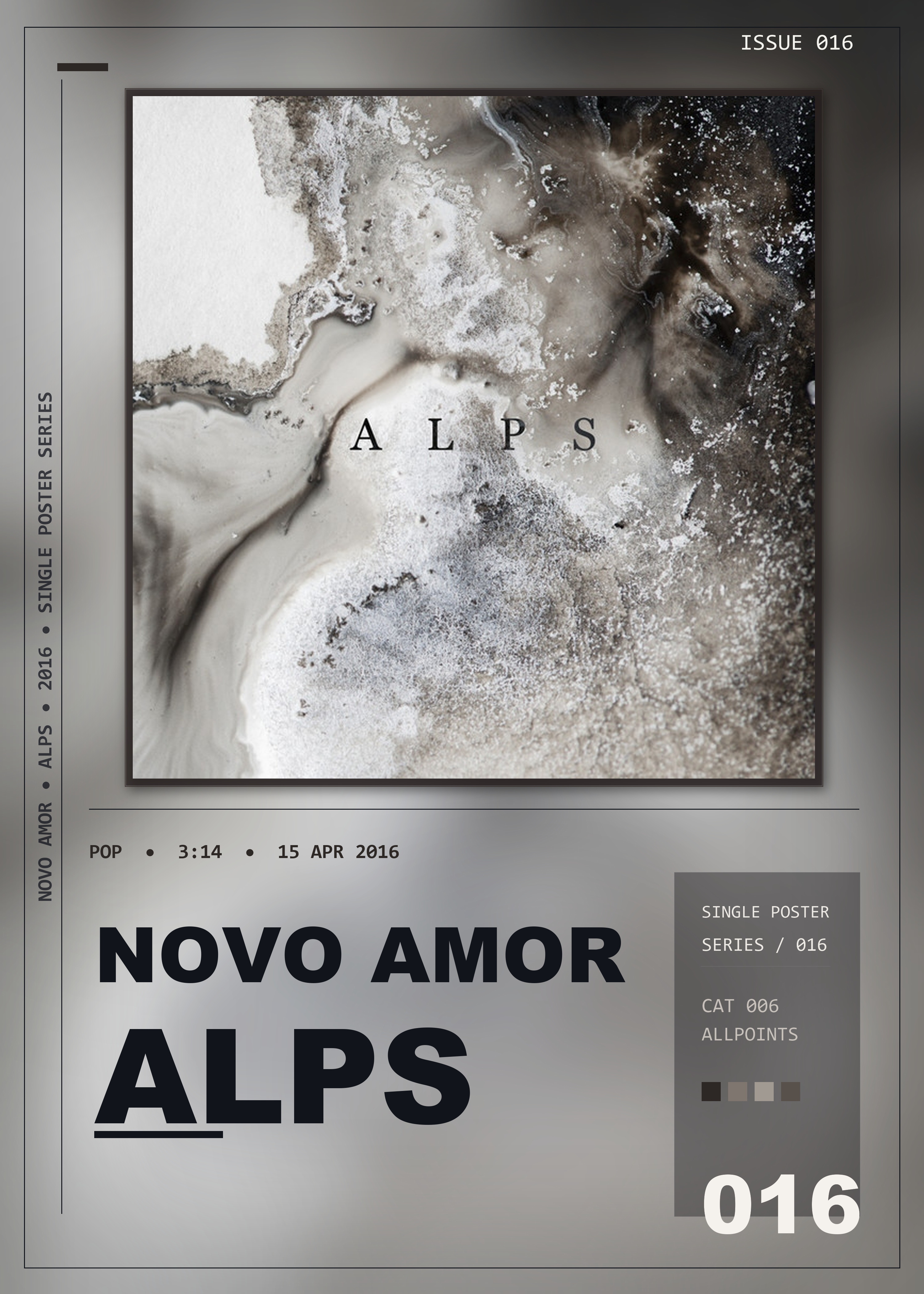 Music poster: Novo Amor - Alps