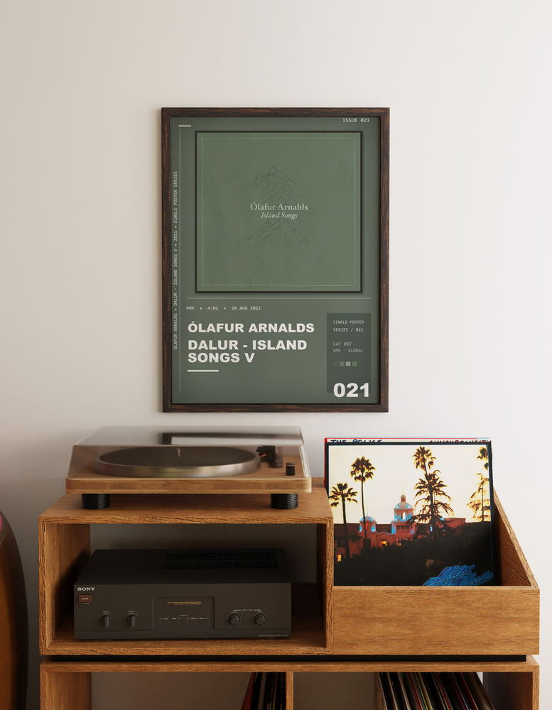 Music poster: Ólafur Arnalds - Dalur - Island Songs V