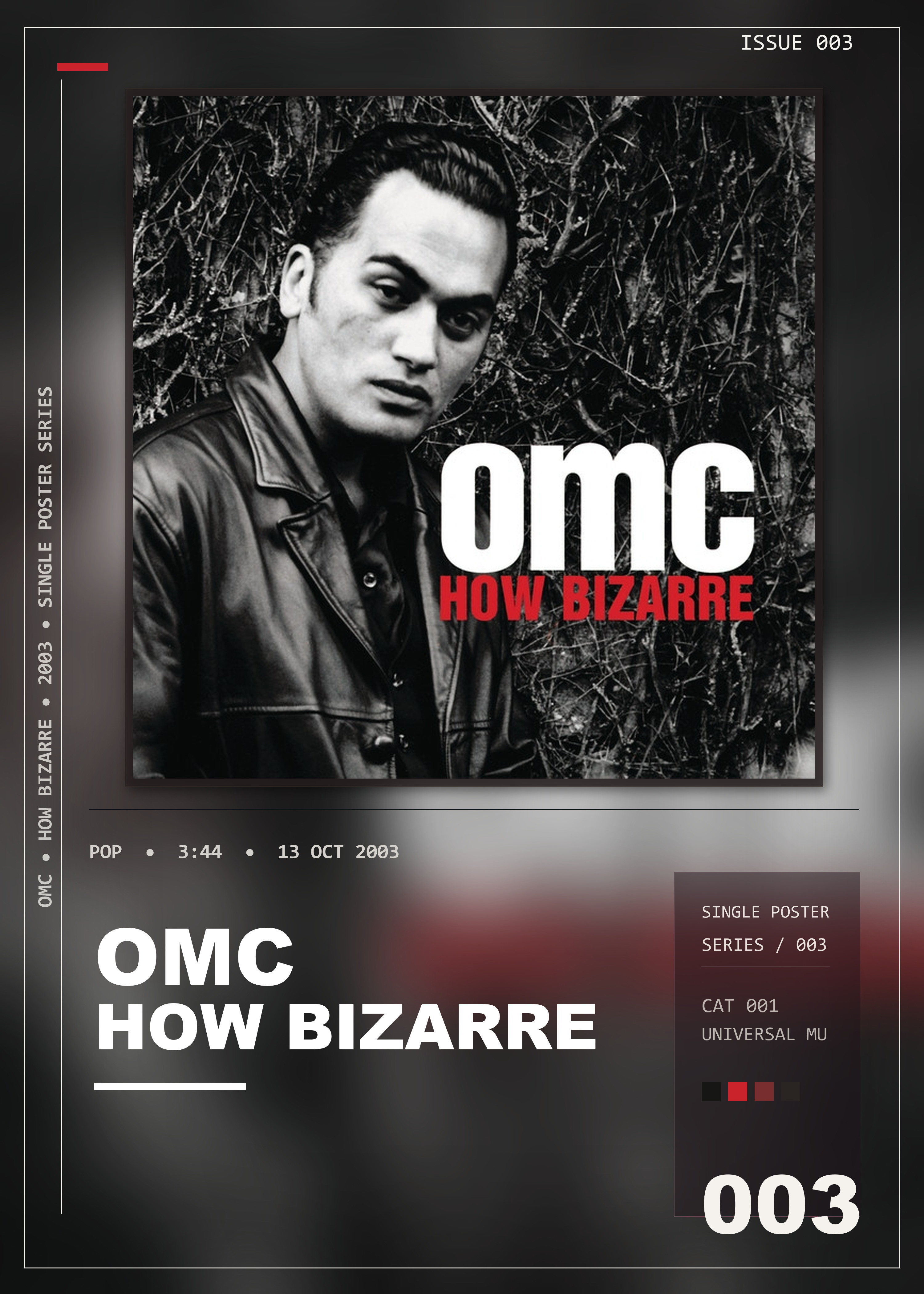 Music poster: OMC - How Bizarre