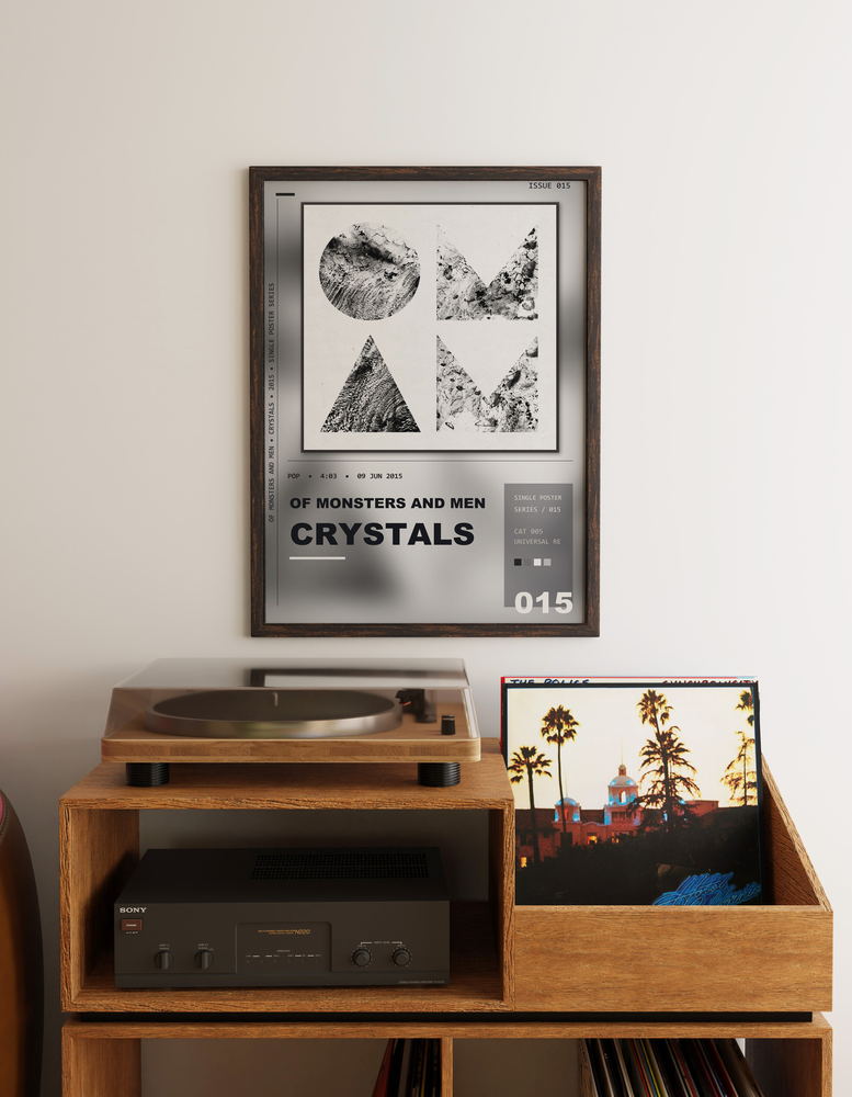 Music poster: Of Monsters and Men - Crystals
