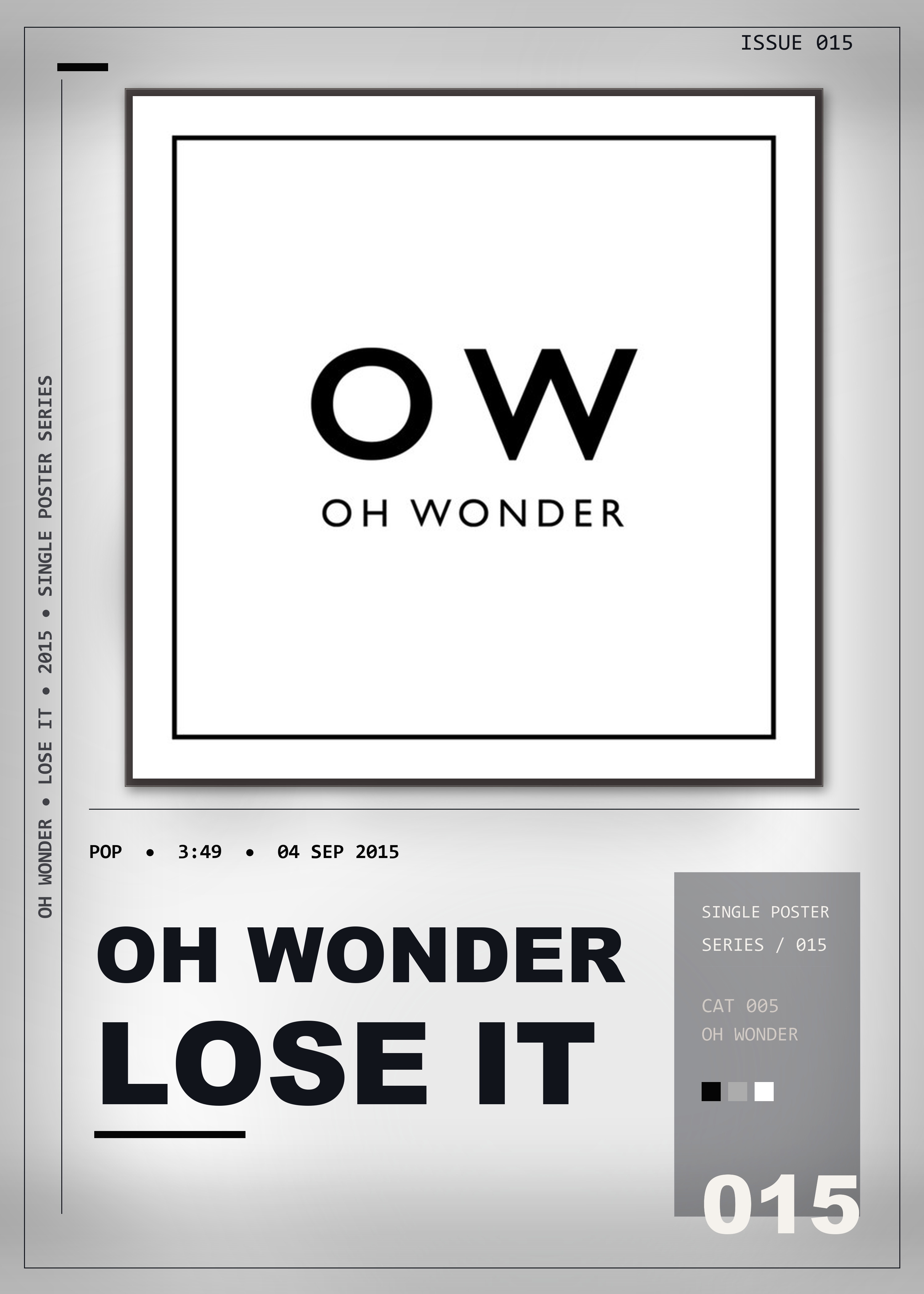 Music poster: Oh Wonder - Lose It