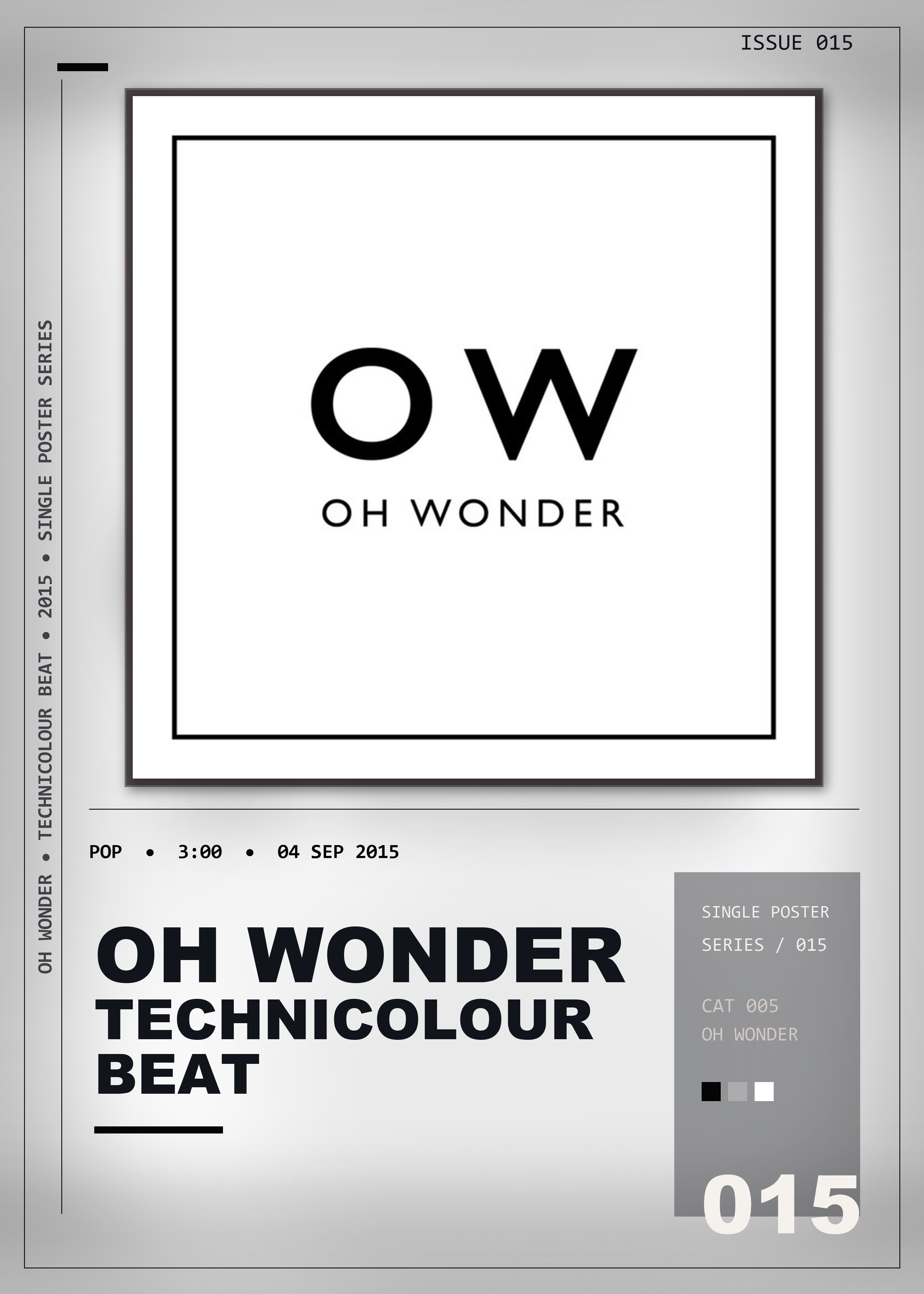 Music poster: Oh Wonder - Technicolour Beat