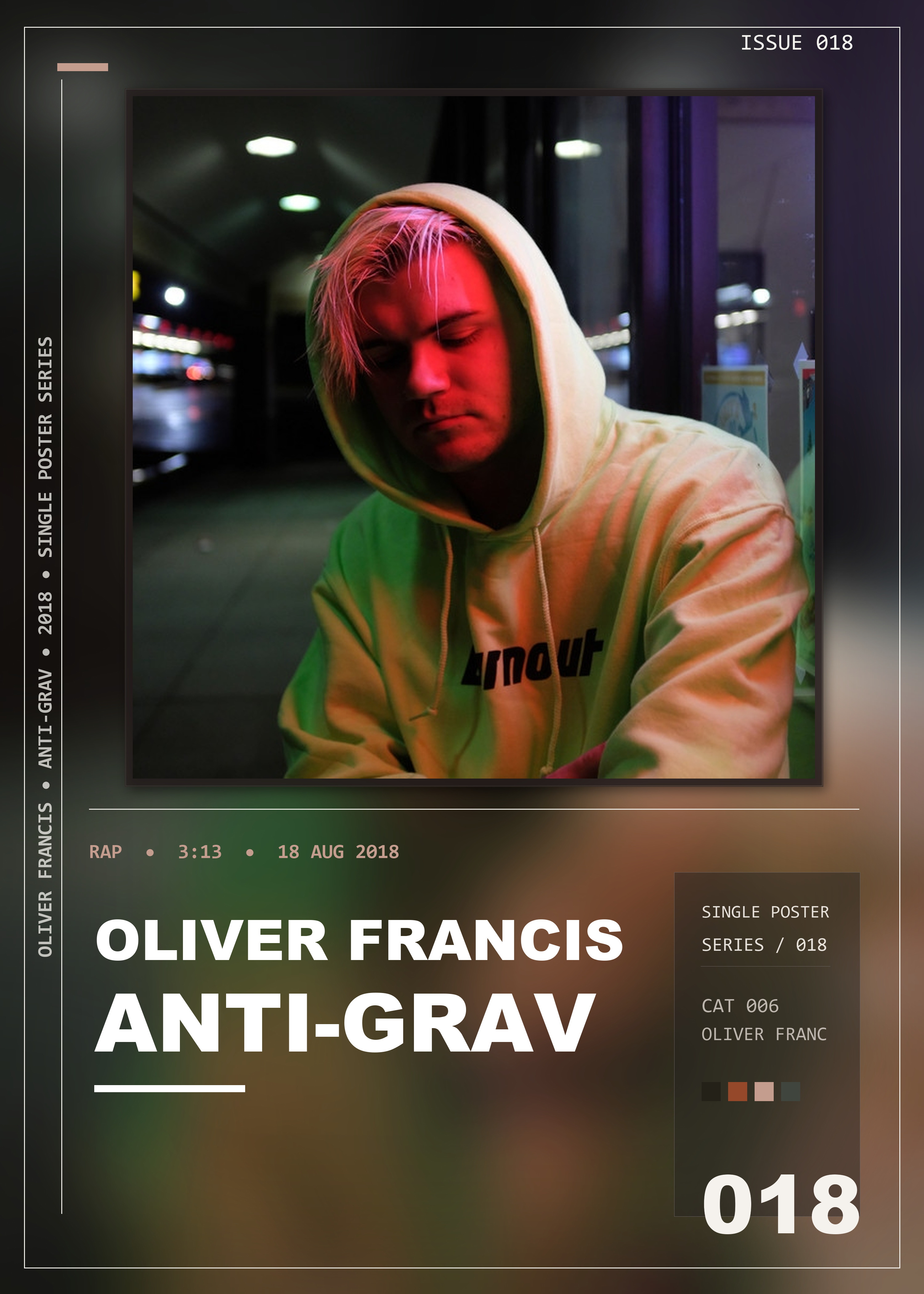 Music poster: Oliver Francis - Anti-Grav