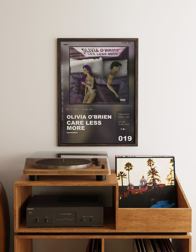 Music poster: Olivia OBrien - Care Less More