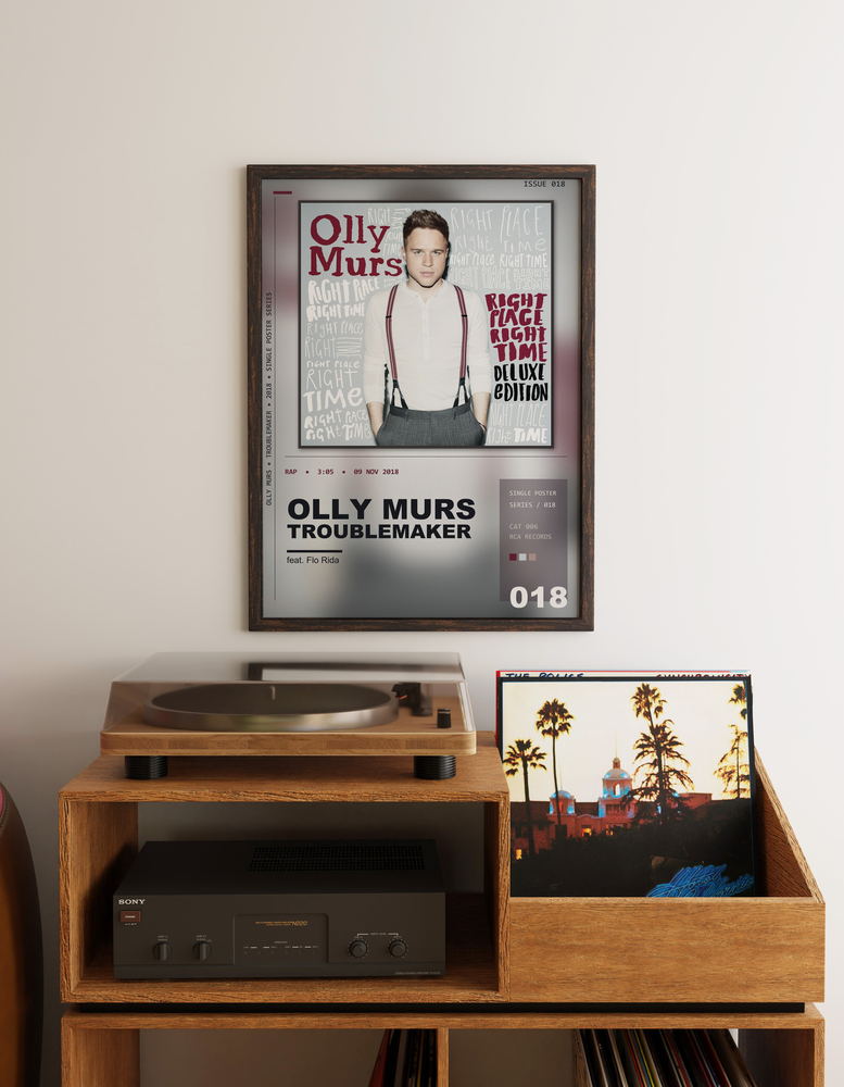 Music poster: Olly Murs - Troublemaker feat Flo Rida