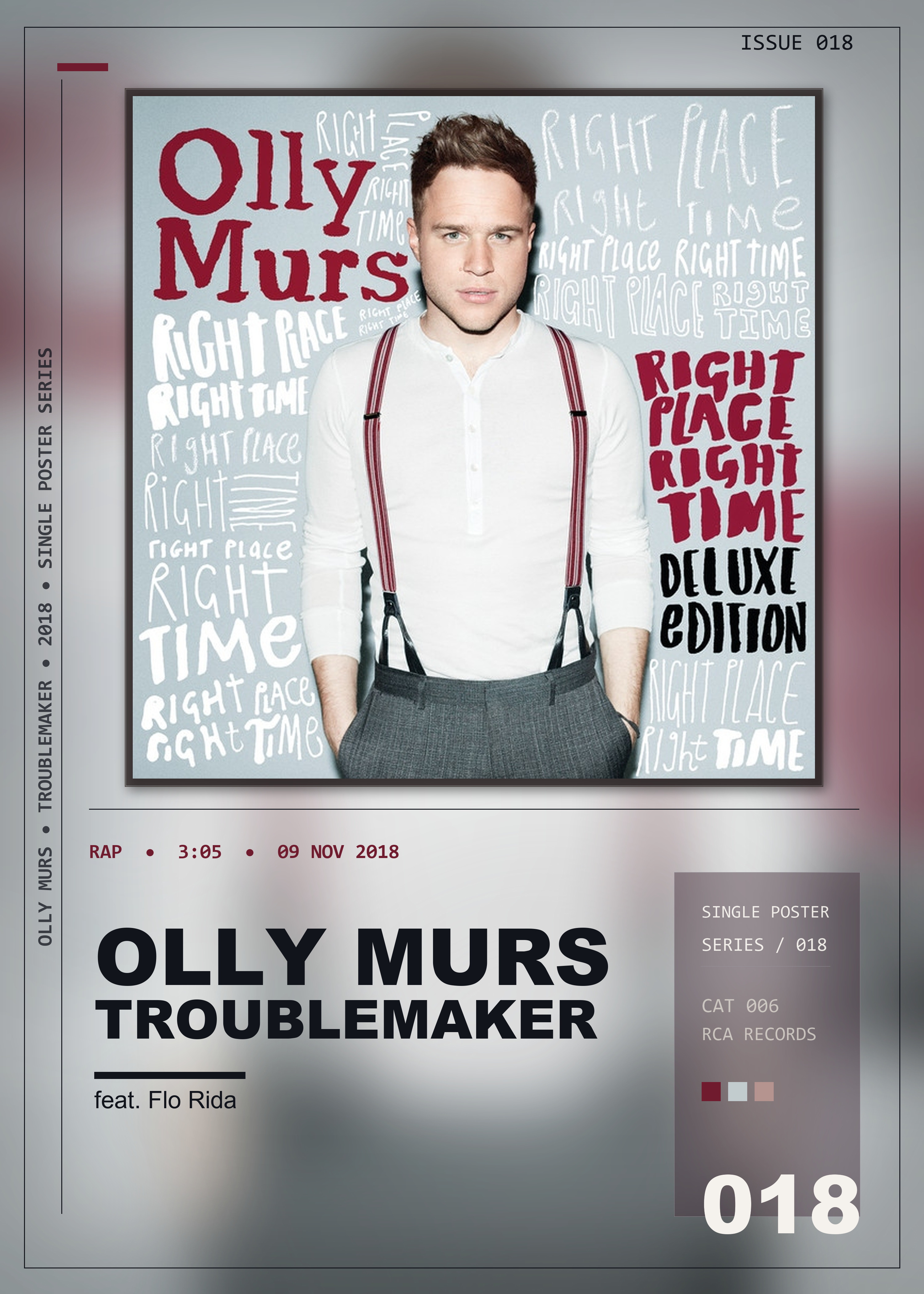 Music poster: Olly Murs - Troublemaker feat Flo Rida