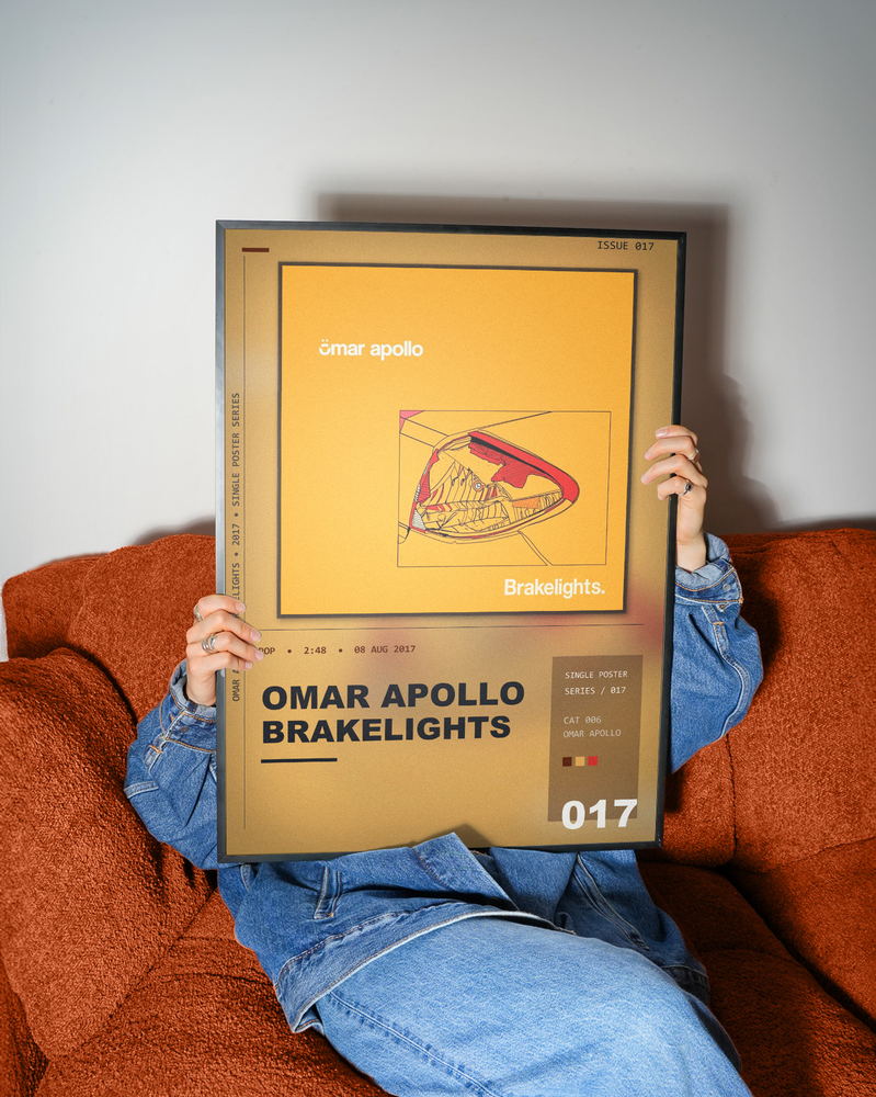 Music poster: Omar Apollo - Brakelights