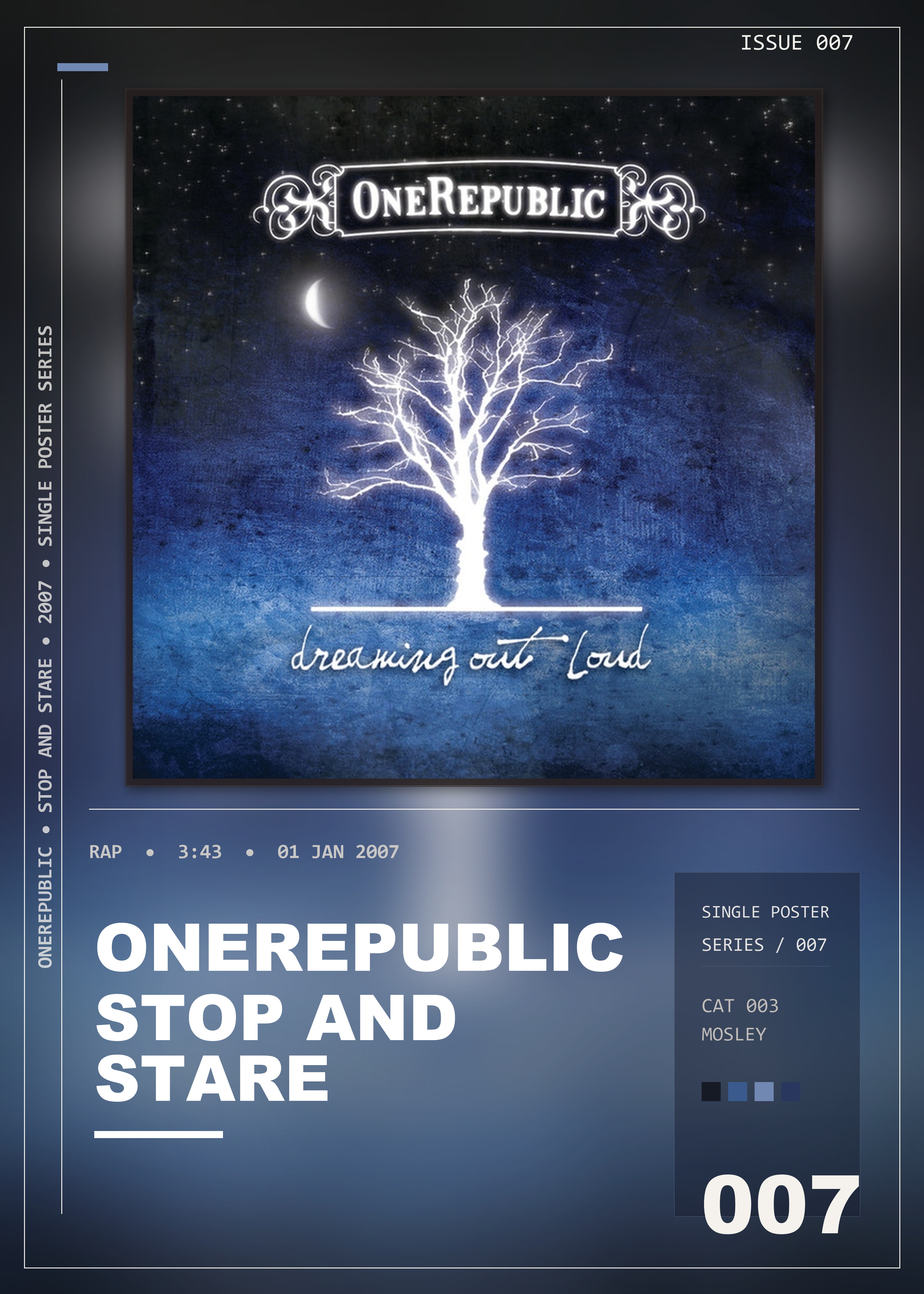 Music poster: OneRepublic - Stop And Stare