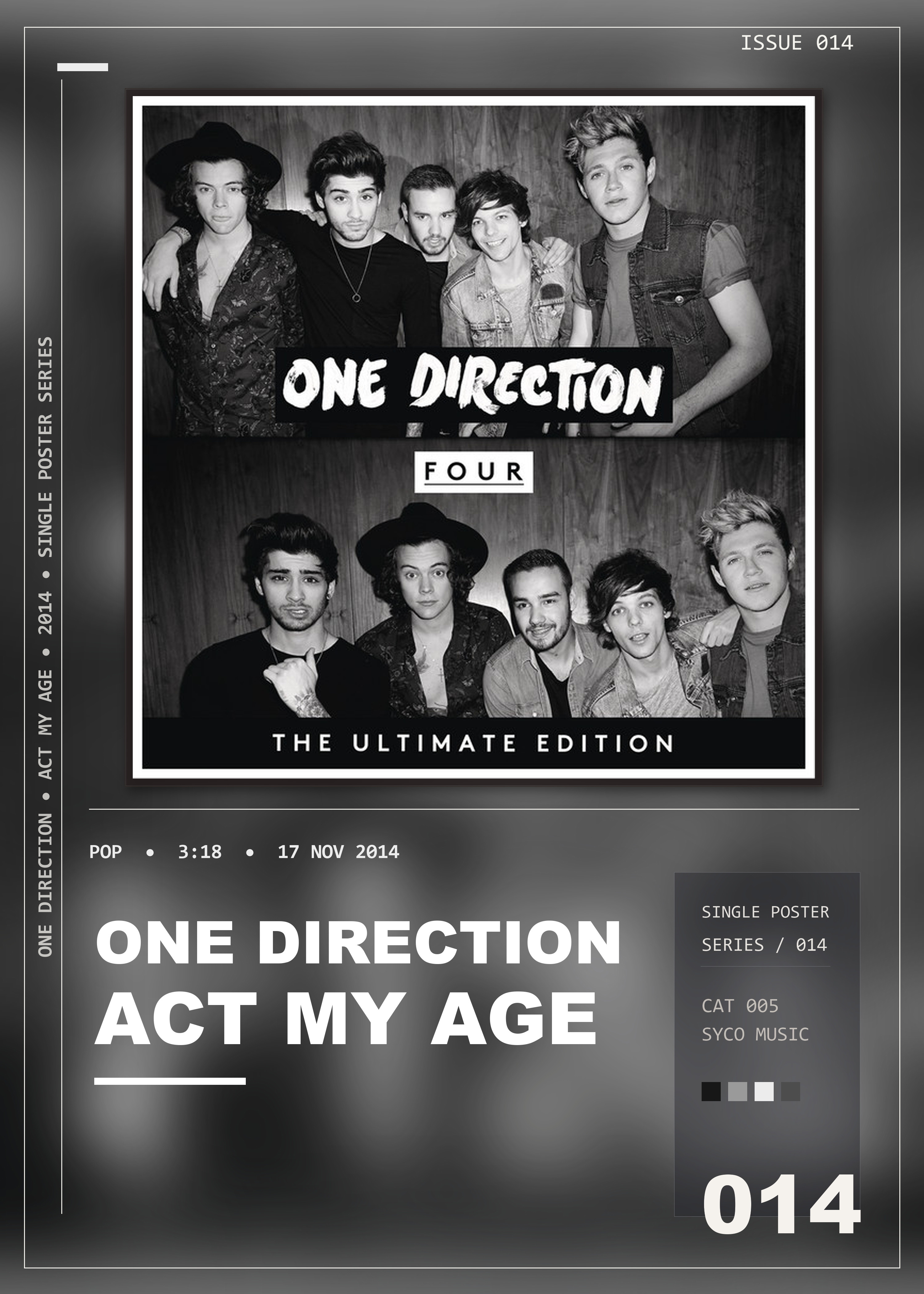 Music poster: One Direction - Act My Age