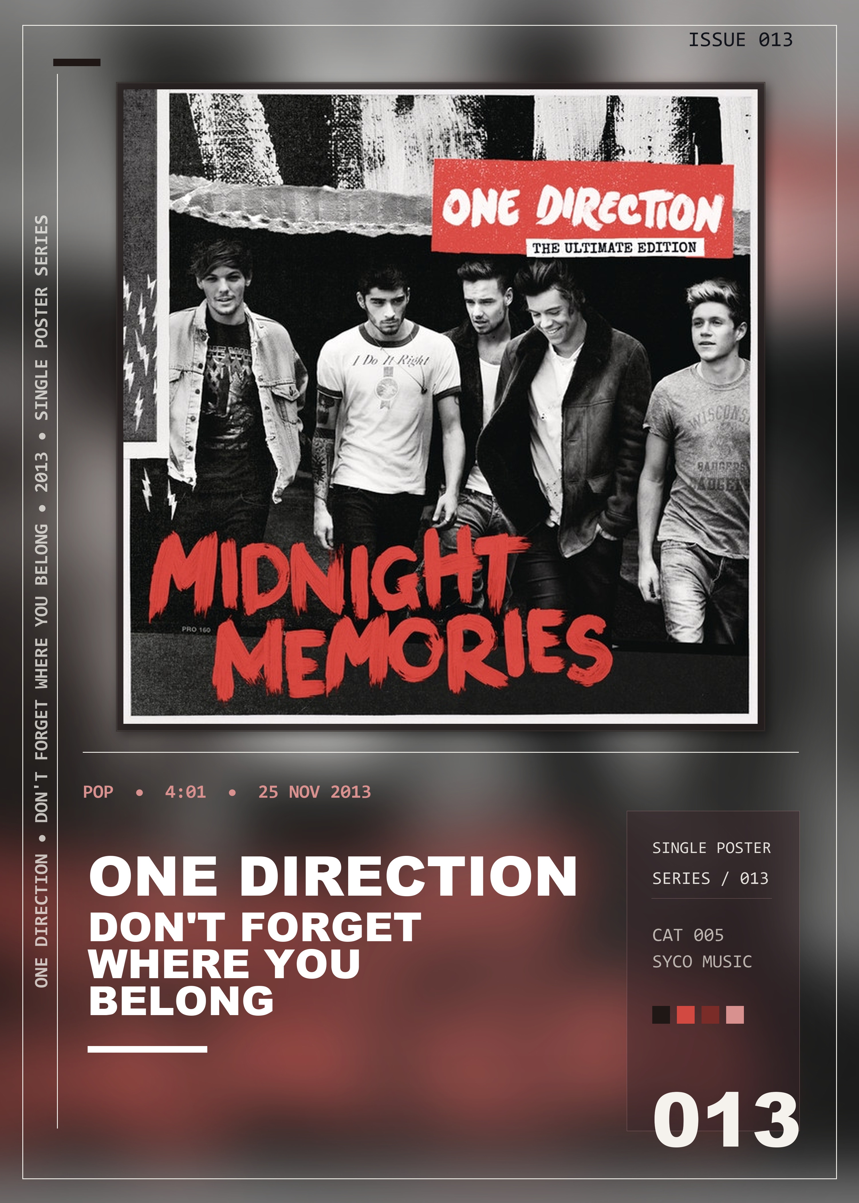 Music poster: One Direction - Dont Forget Where You Belong