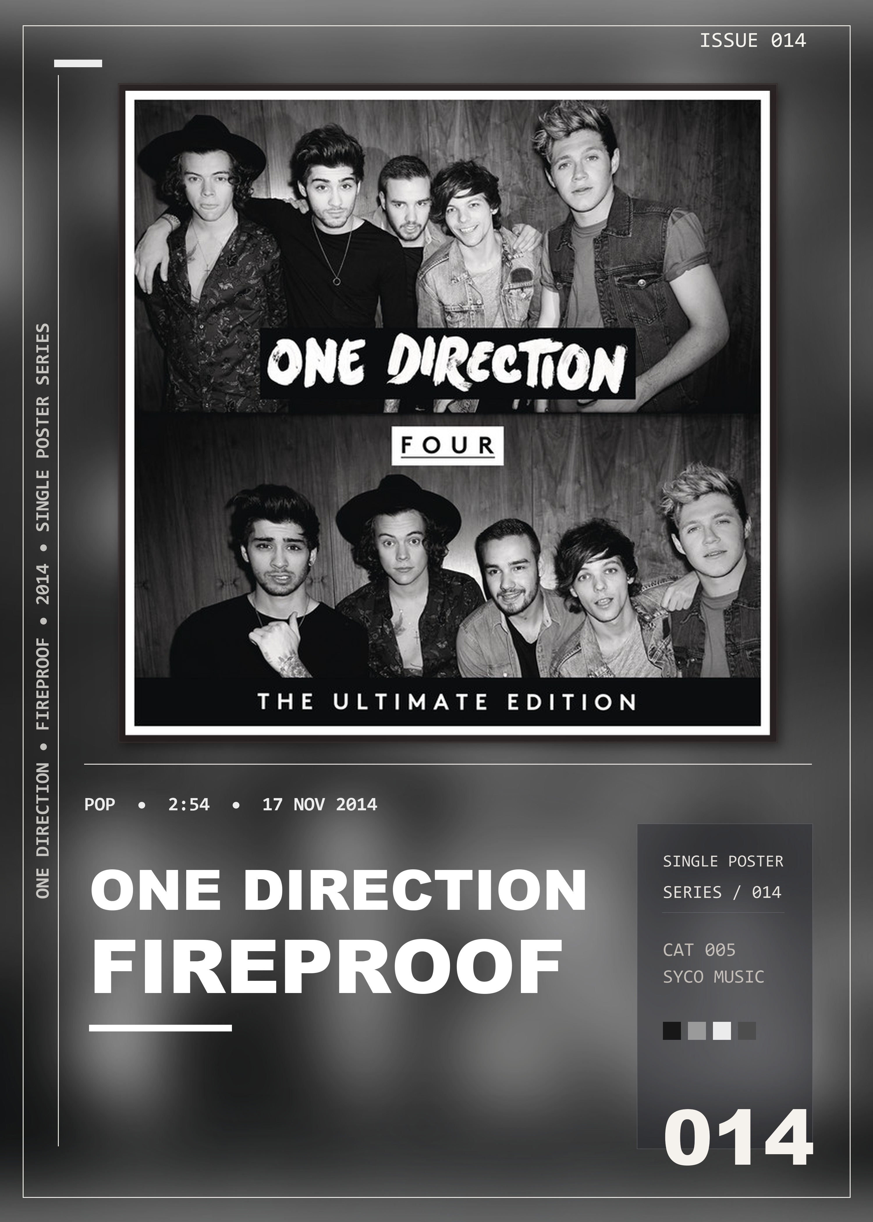 Music poster: One Direction - Fireproof