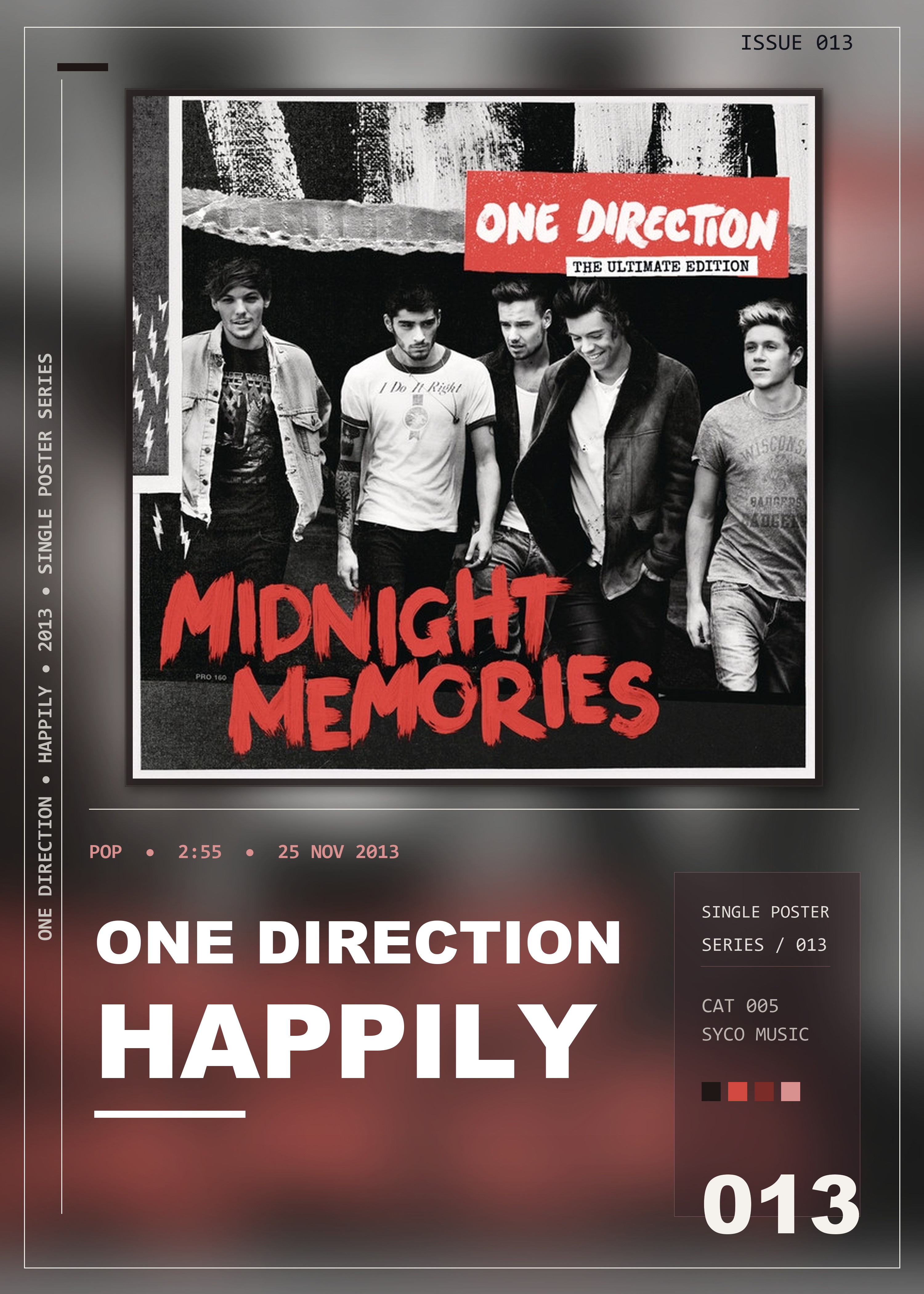 Music poster: One Direction - Happily