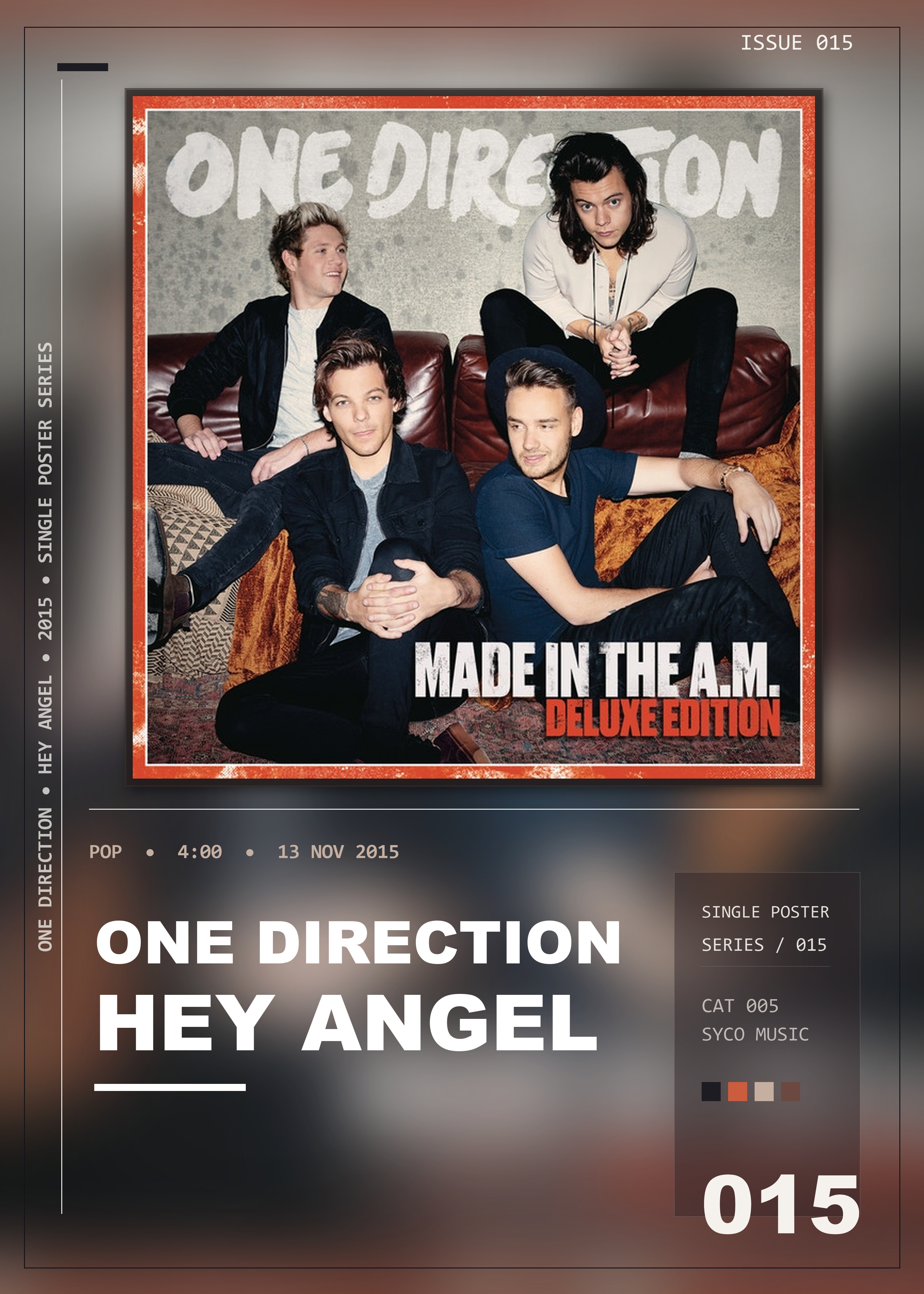 Music poster: One Direction - Hey Angel