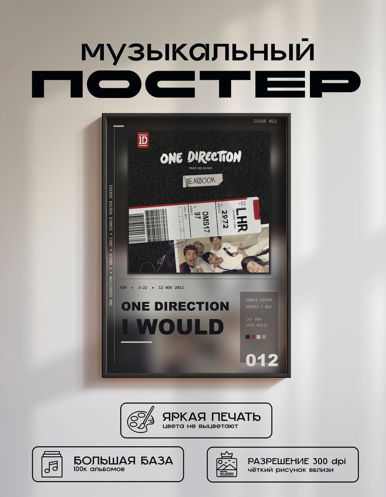 Music poster: One Direction - I Would