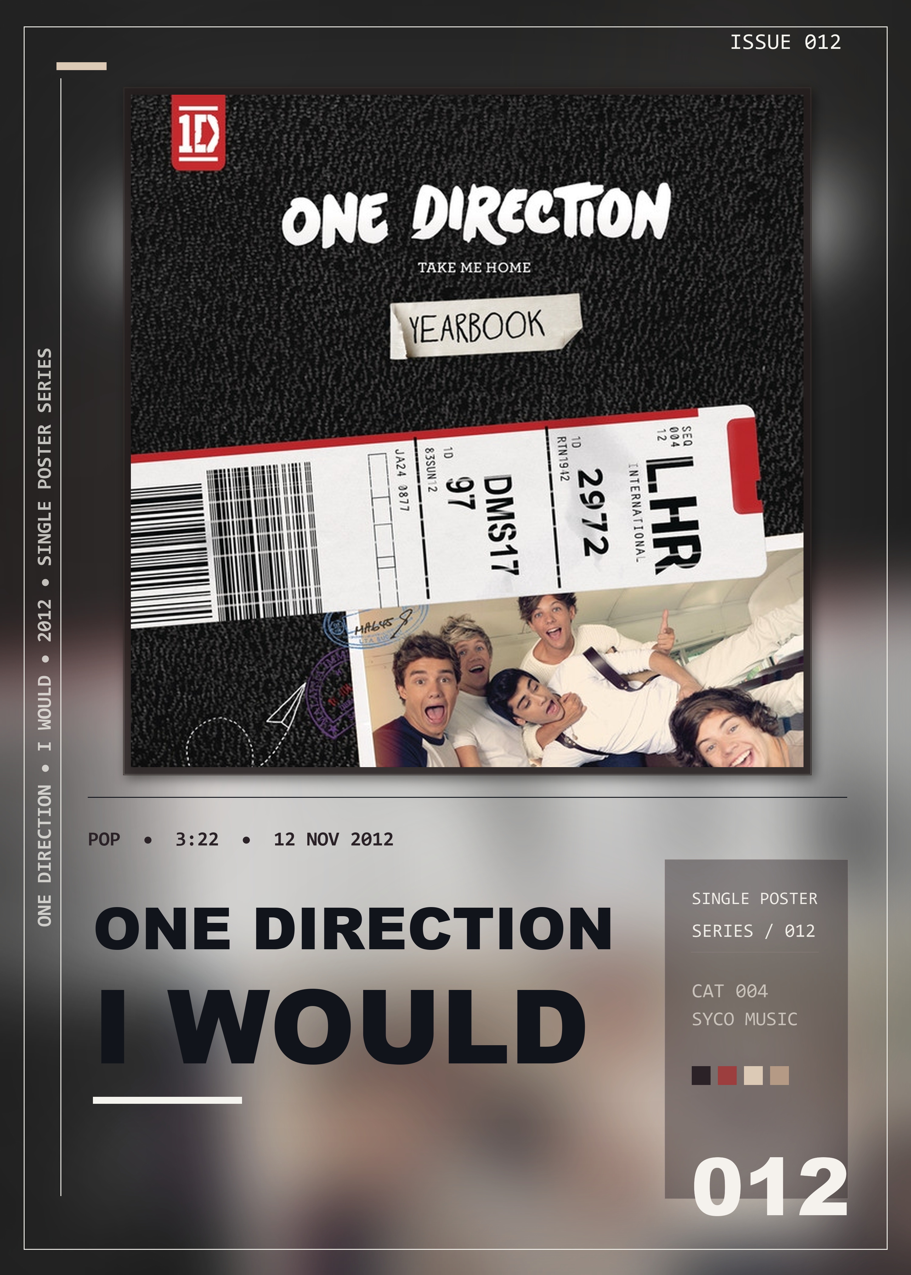Music poster: One Direction - I Would