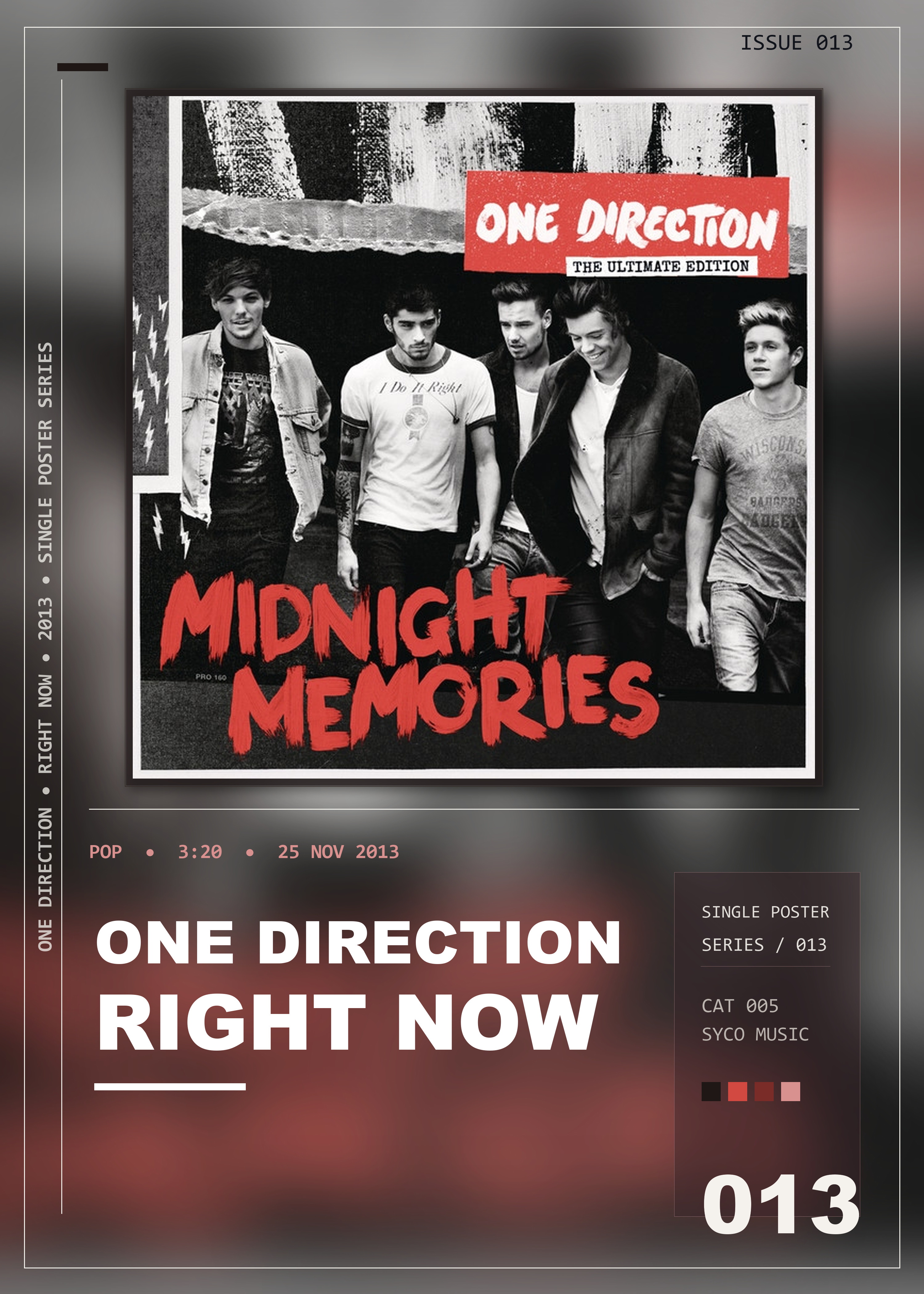 Music poster: One Direction - Right Now