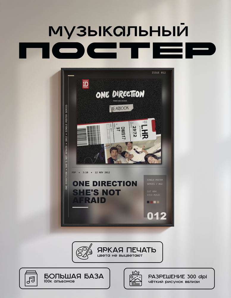 Music poster: One Direction - Shes Not Afraid
