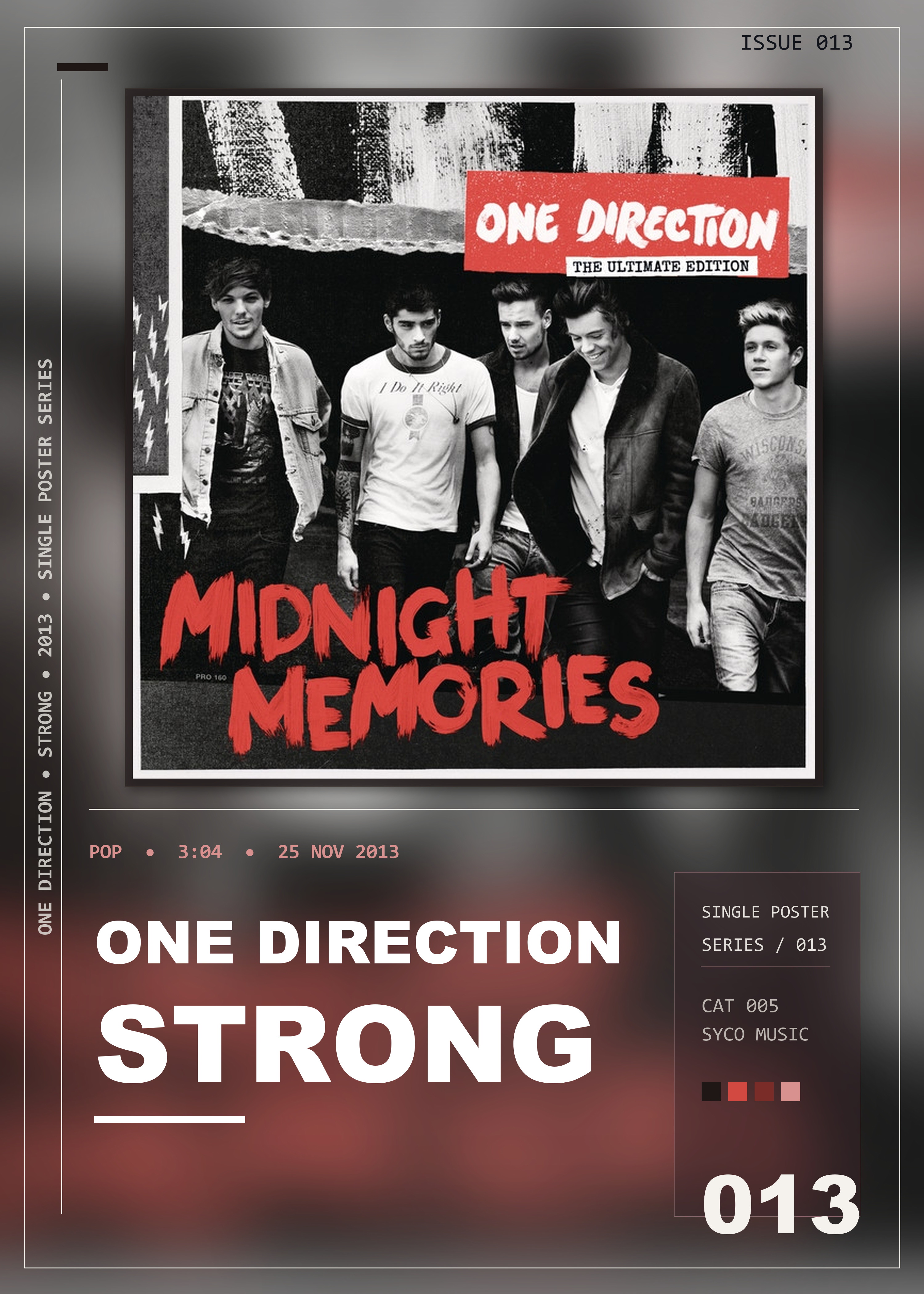 Music poster: One Direction - Strong