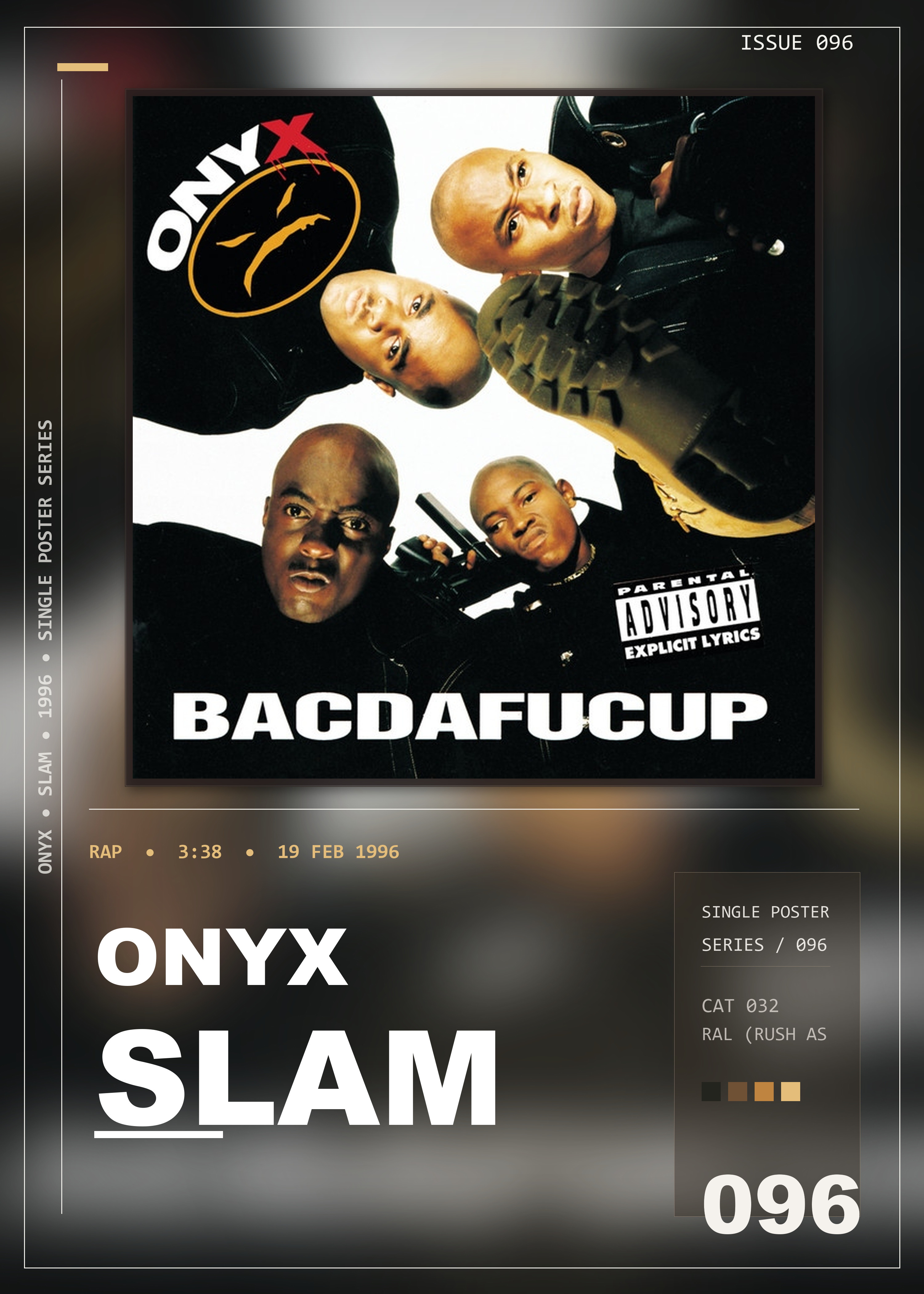 Music poster: Onyx - Slam