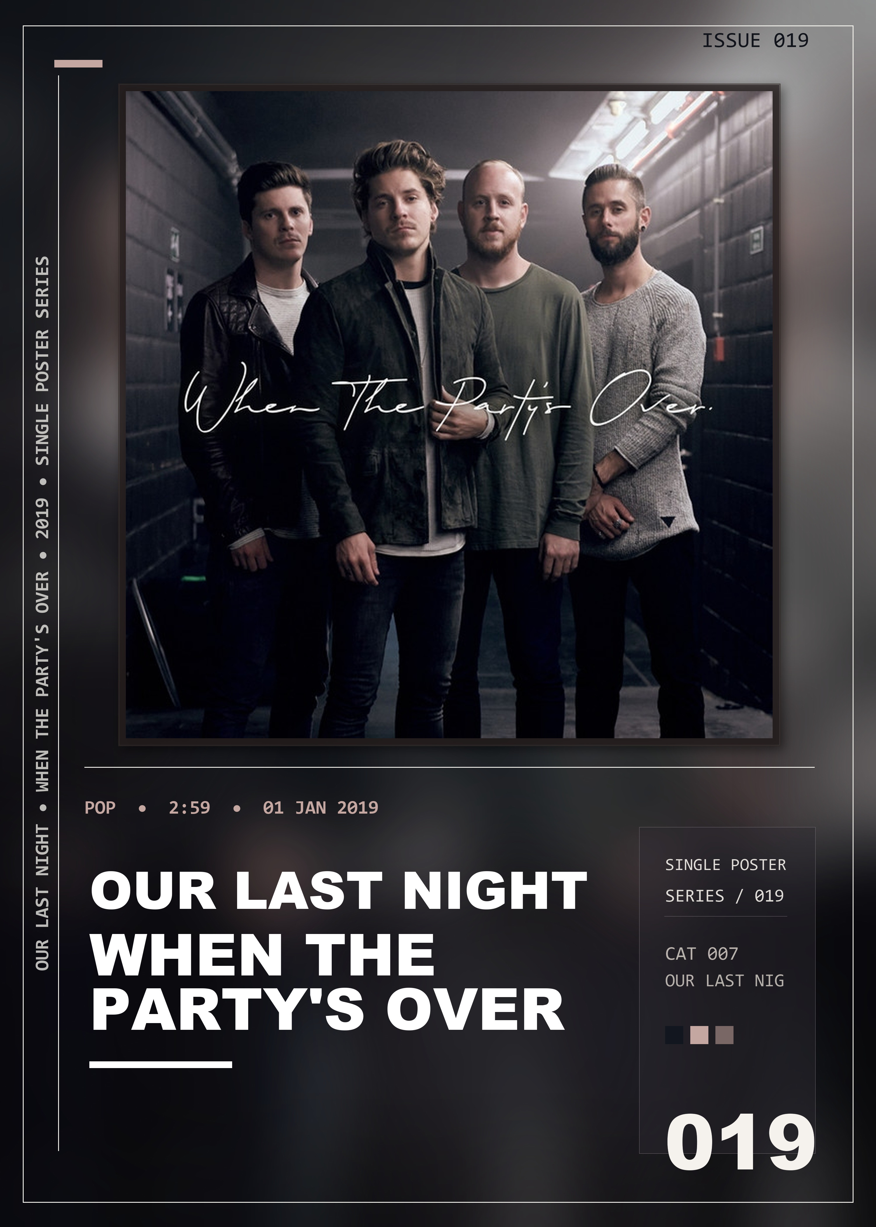 Music poster: Our Last Night - When the Partys Over
