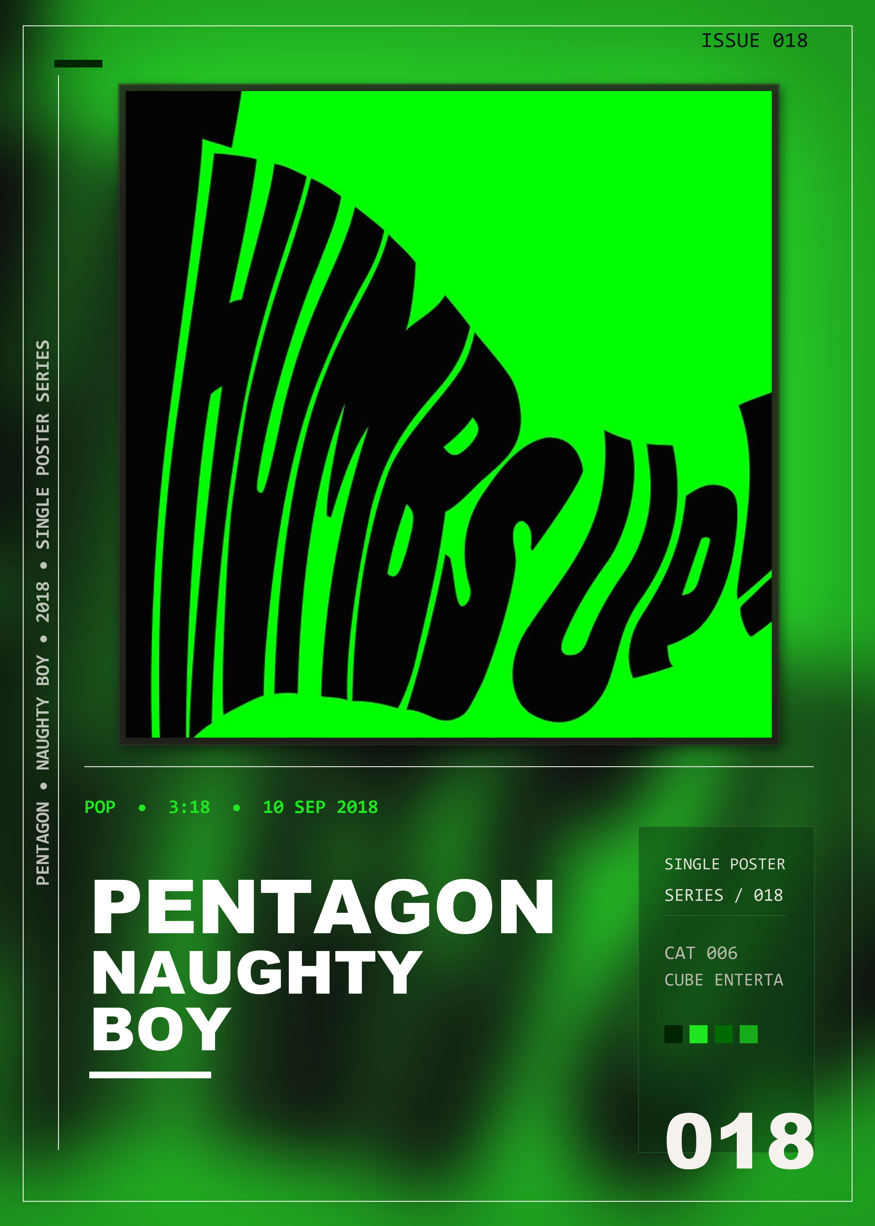Music poster: PENTAGON - Naughty boy