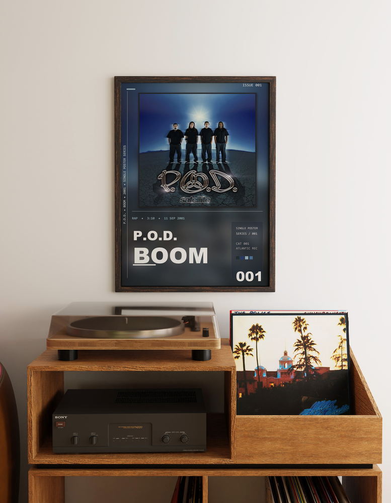 Music poster: POD - Boom