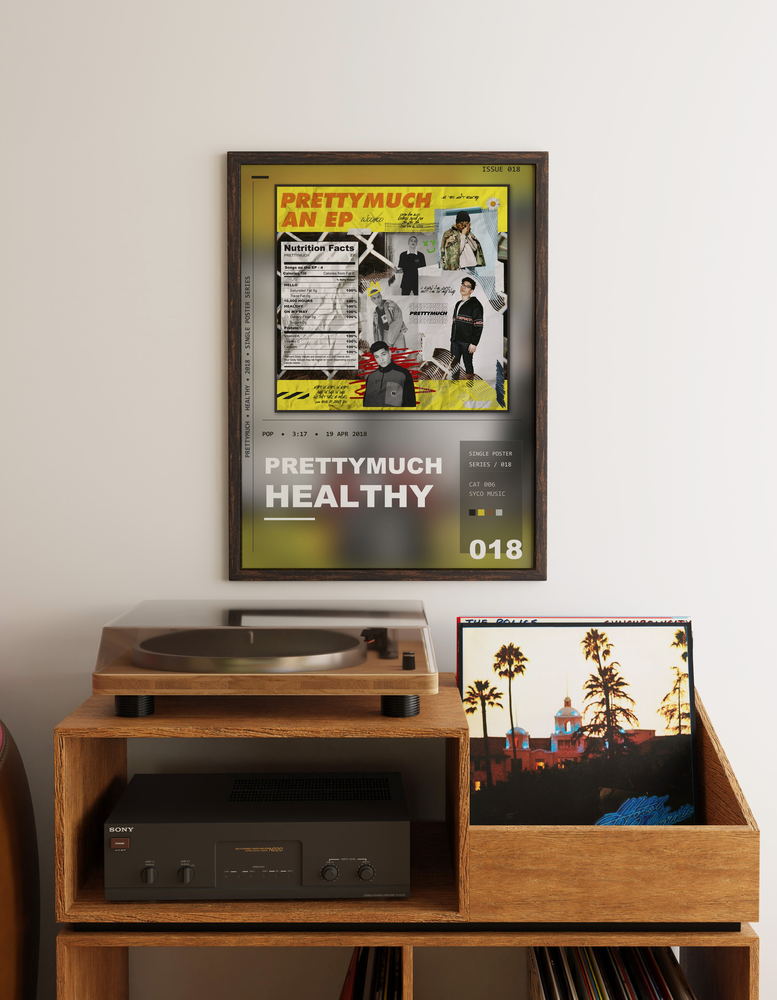 Music poster: PRETTYMUCH - Healthy