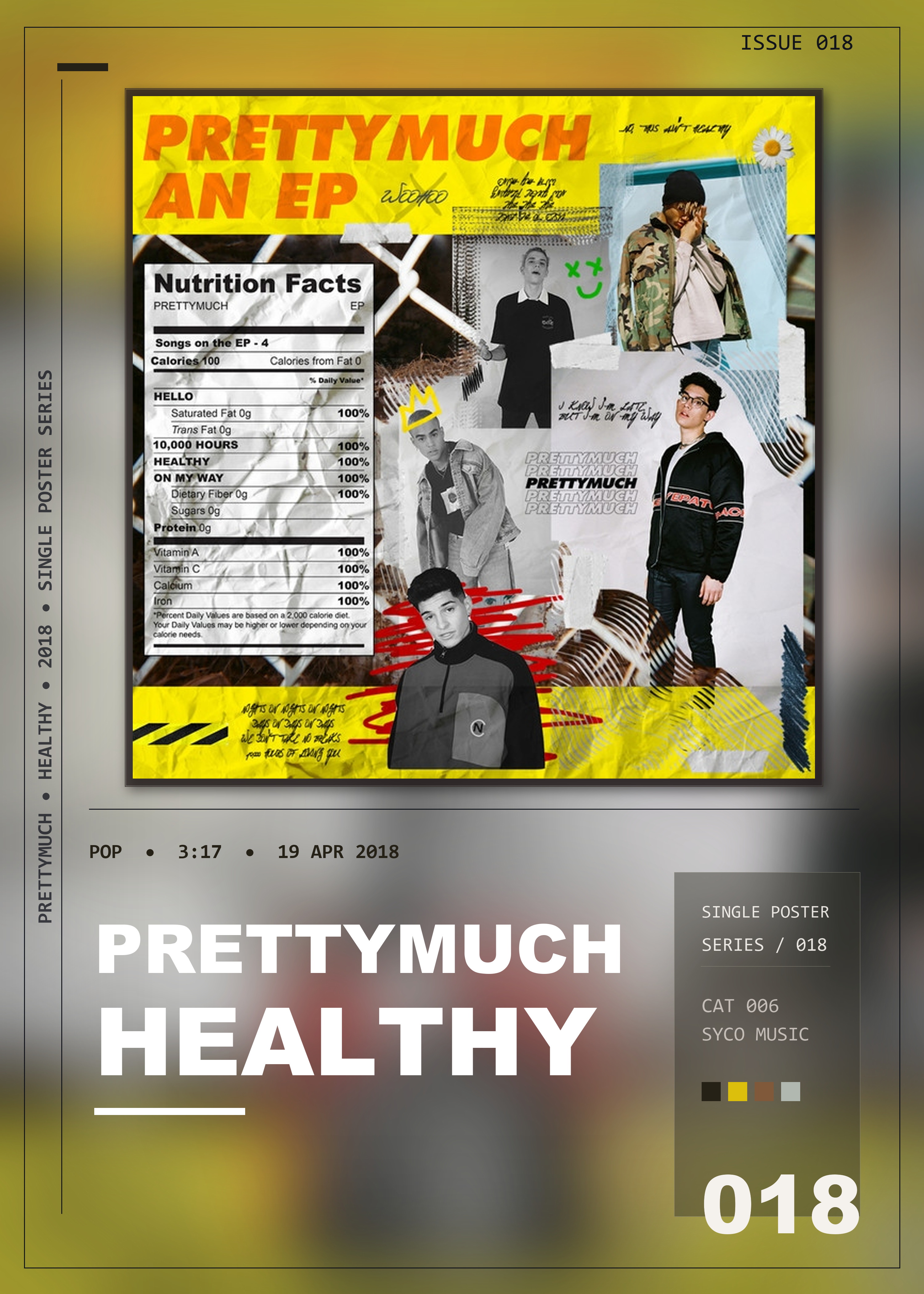 Music poster: PRETTYMUCH - Healthy