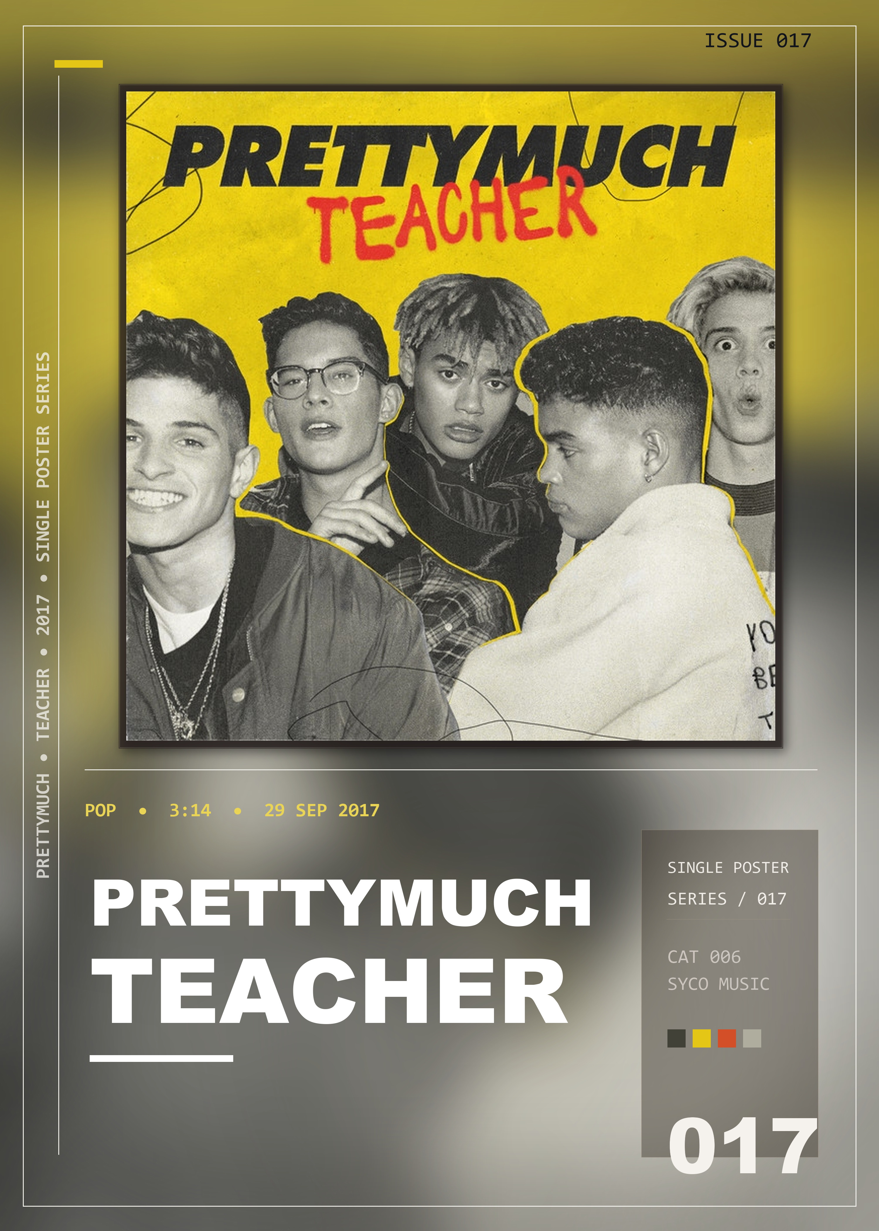 Music poster: PRETTYMUCH - Teacher