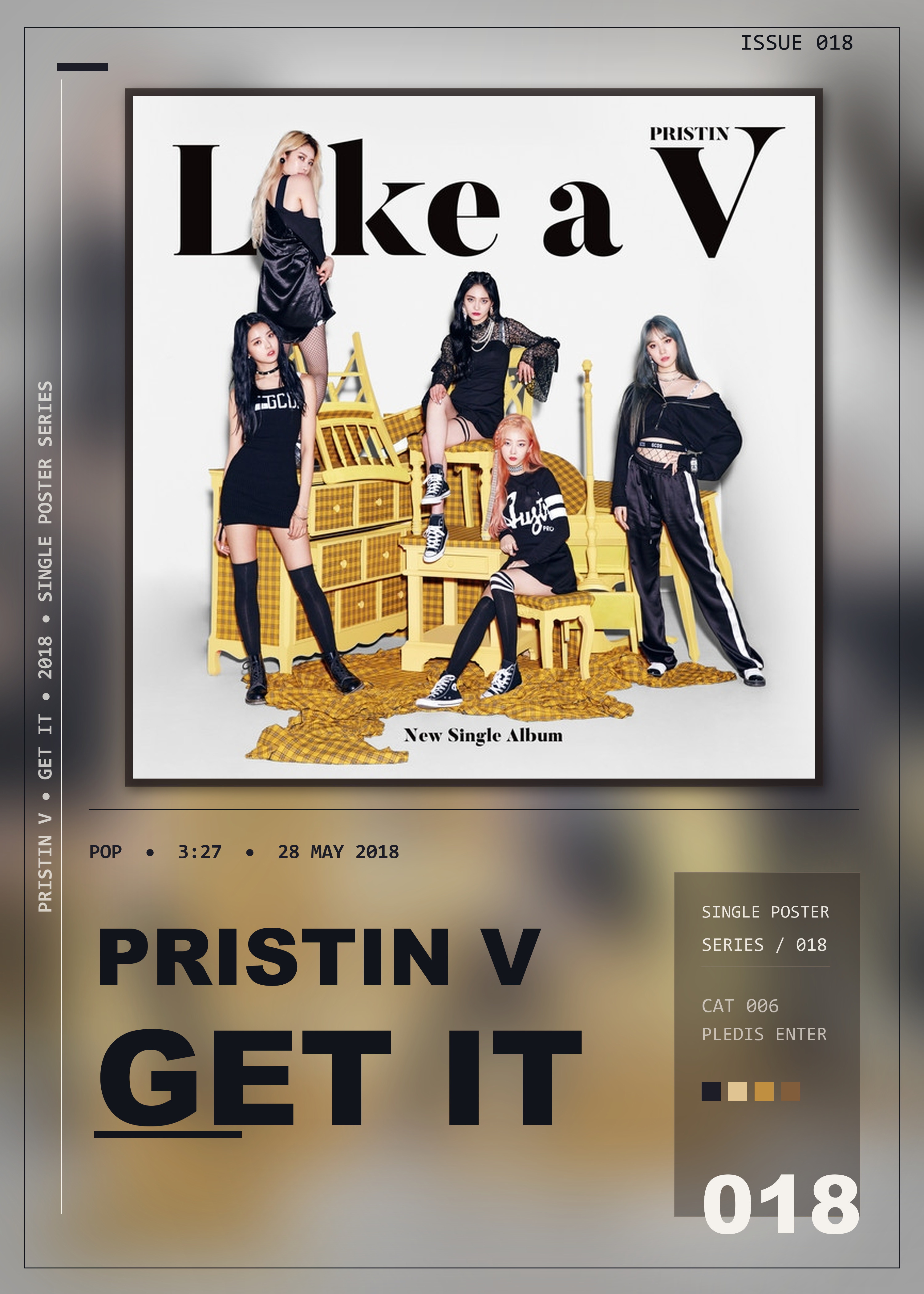 Music poster: PRISTIN V - Get It