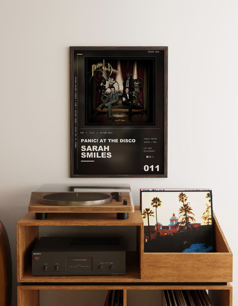 Music poster: Panic At The Disco - Sarah Smiles