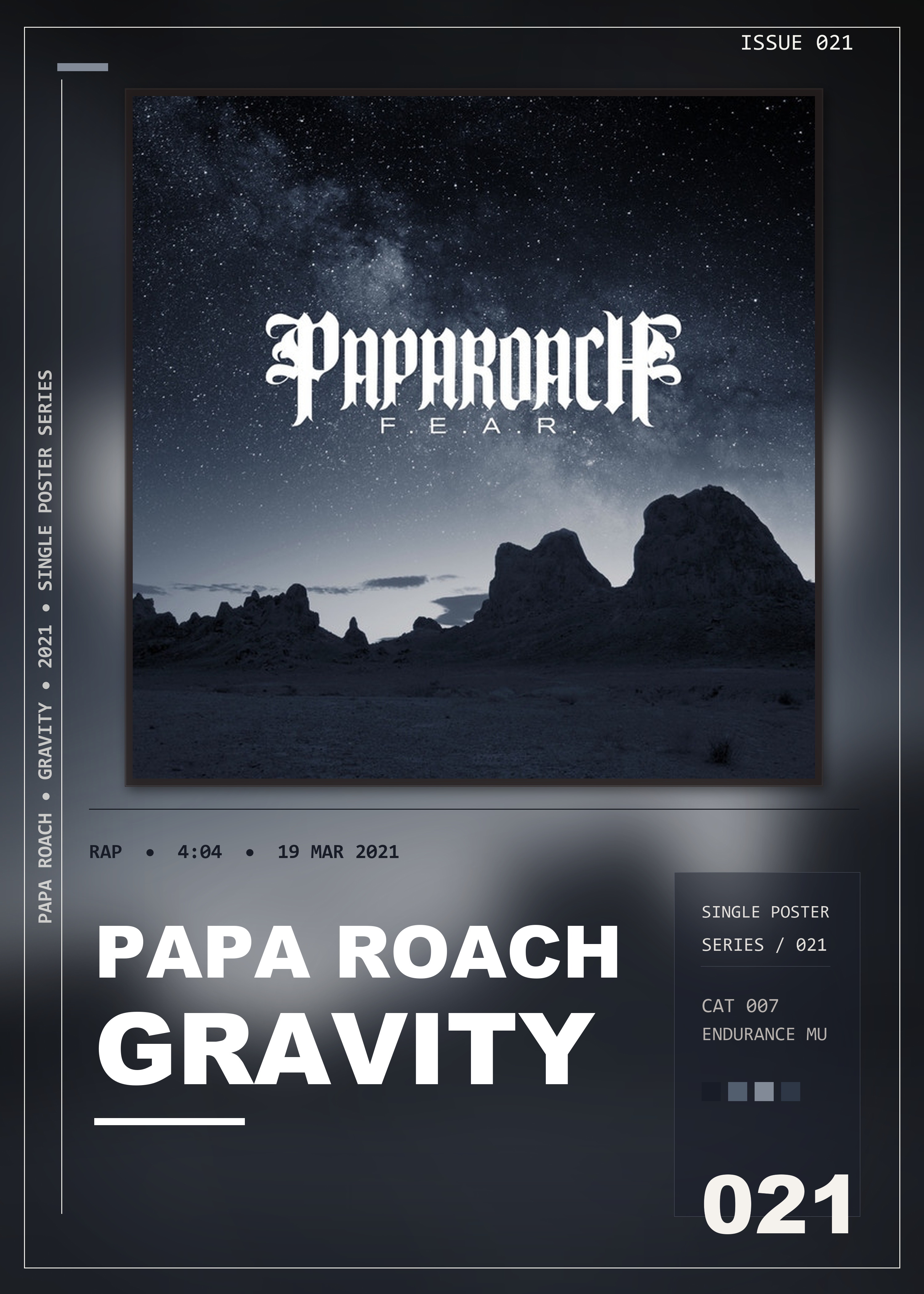 Music poster: Papa Roach - Gravity