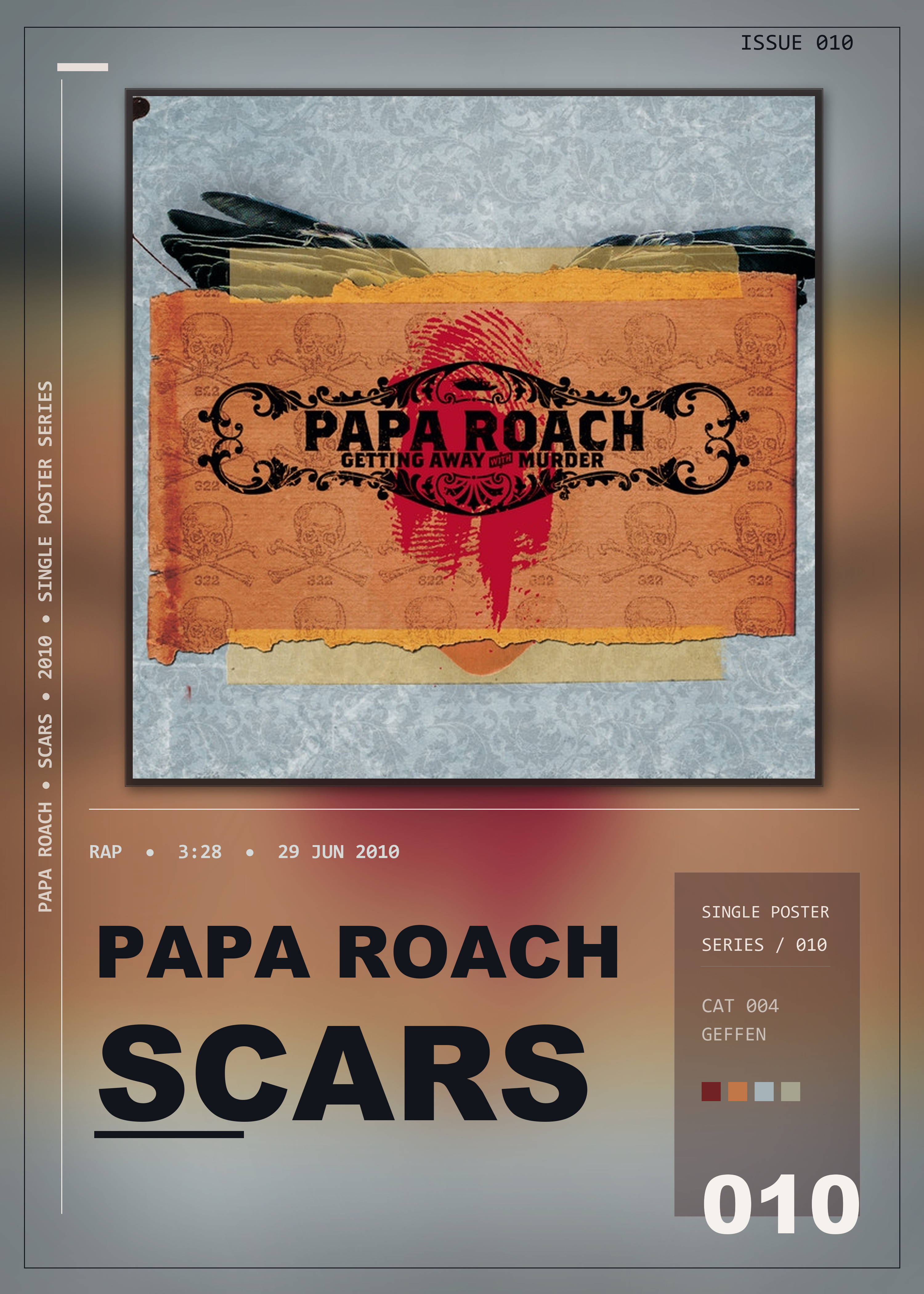 Music poster: Papa Roach - Scars