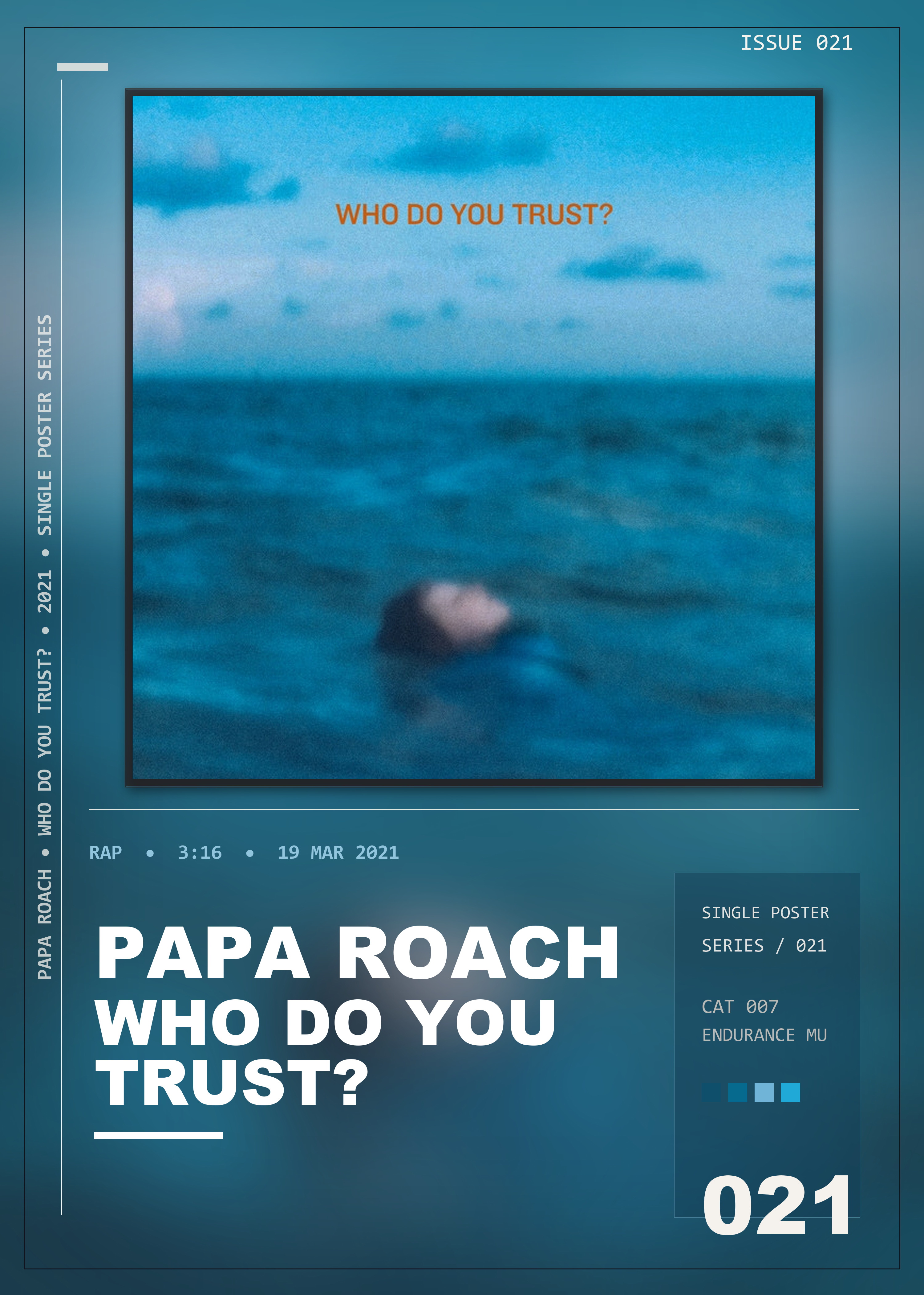 Music poster: Papa Roach - Who Do You Trust
