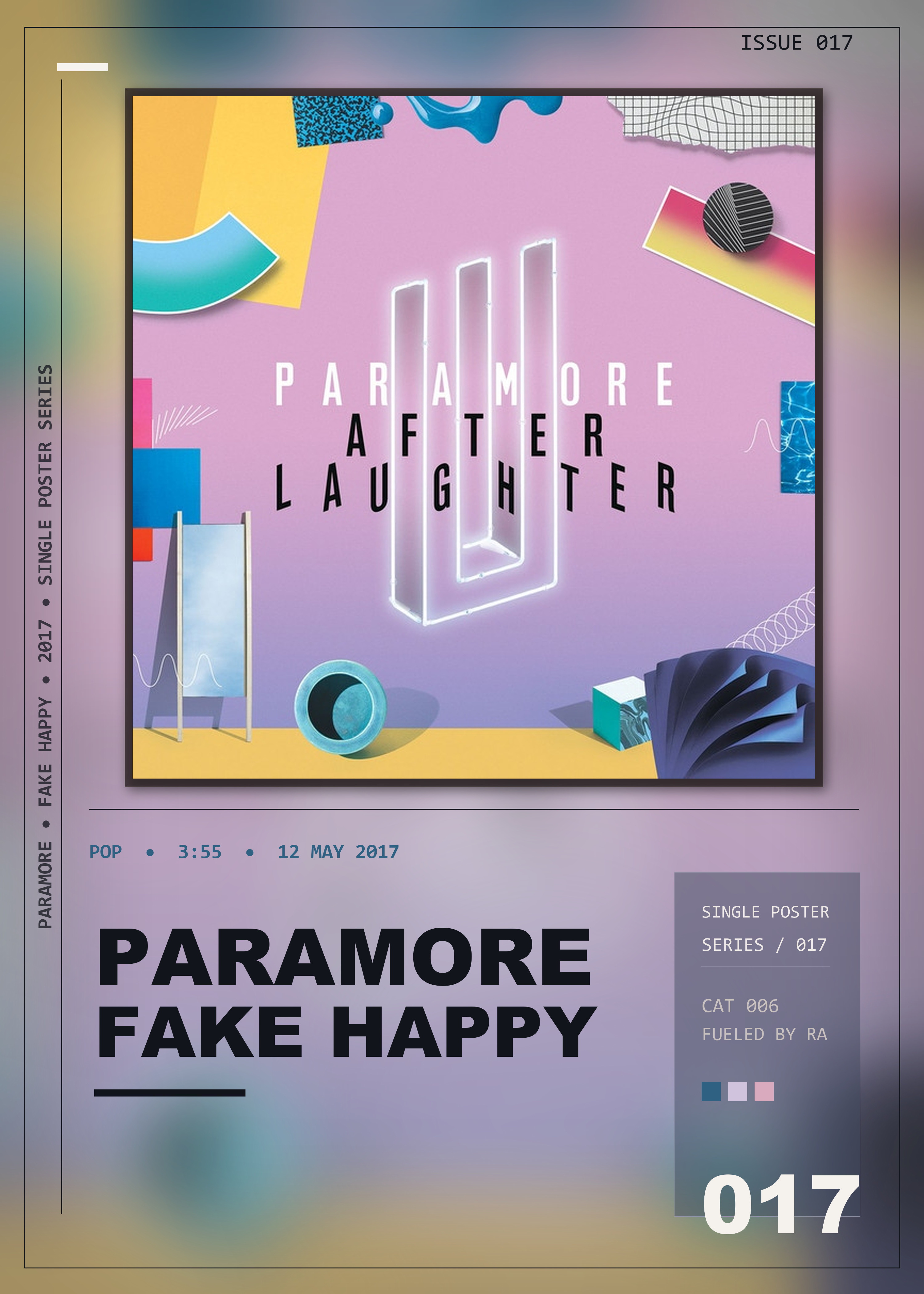 Music poster: Paramore - Fake Happy