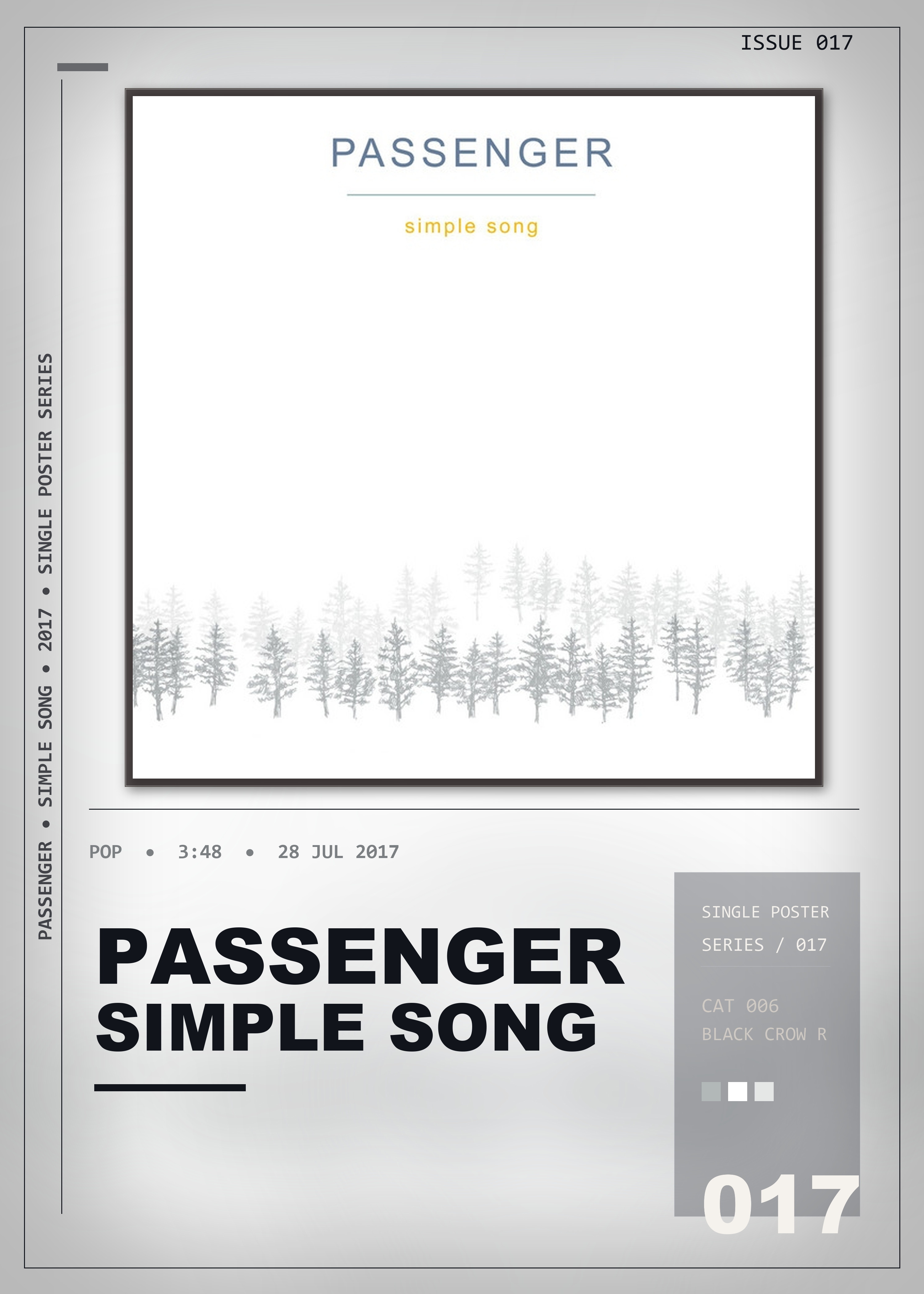 Music poster: Passenger - Simple Song
