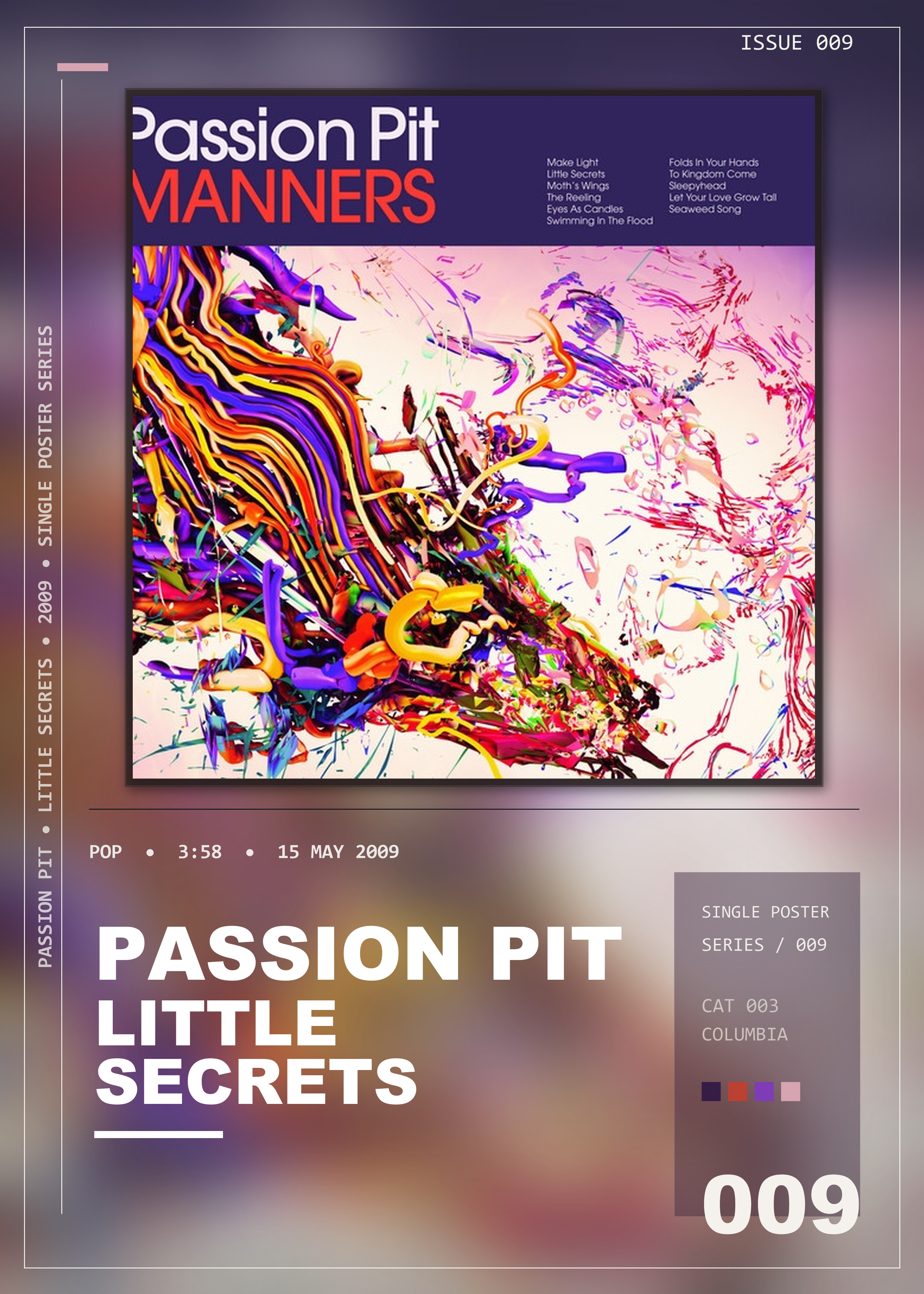 Music poster: Passion Pit - Little Secrets