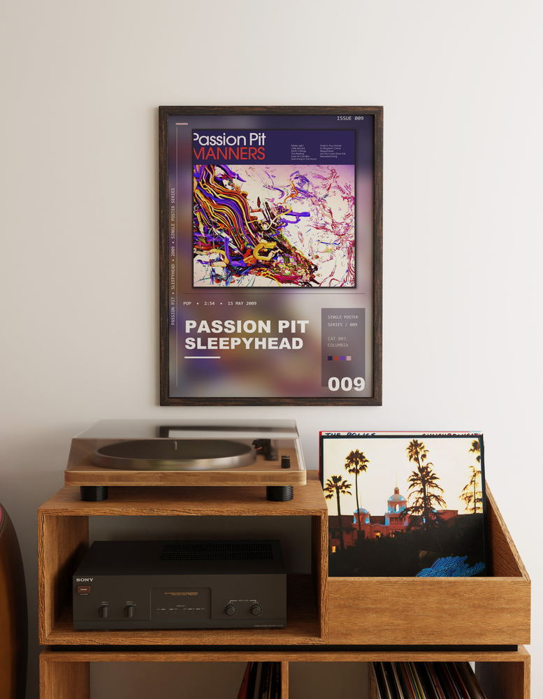 Music poster: Passion Pit - Sleepyhead