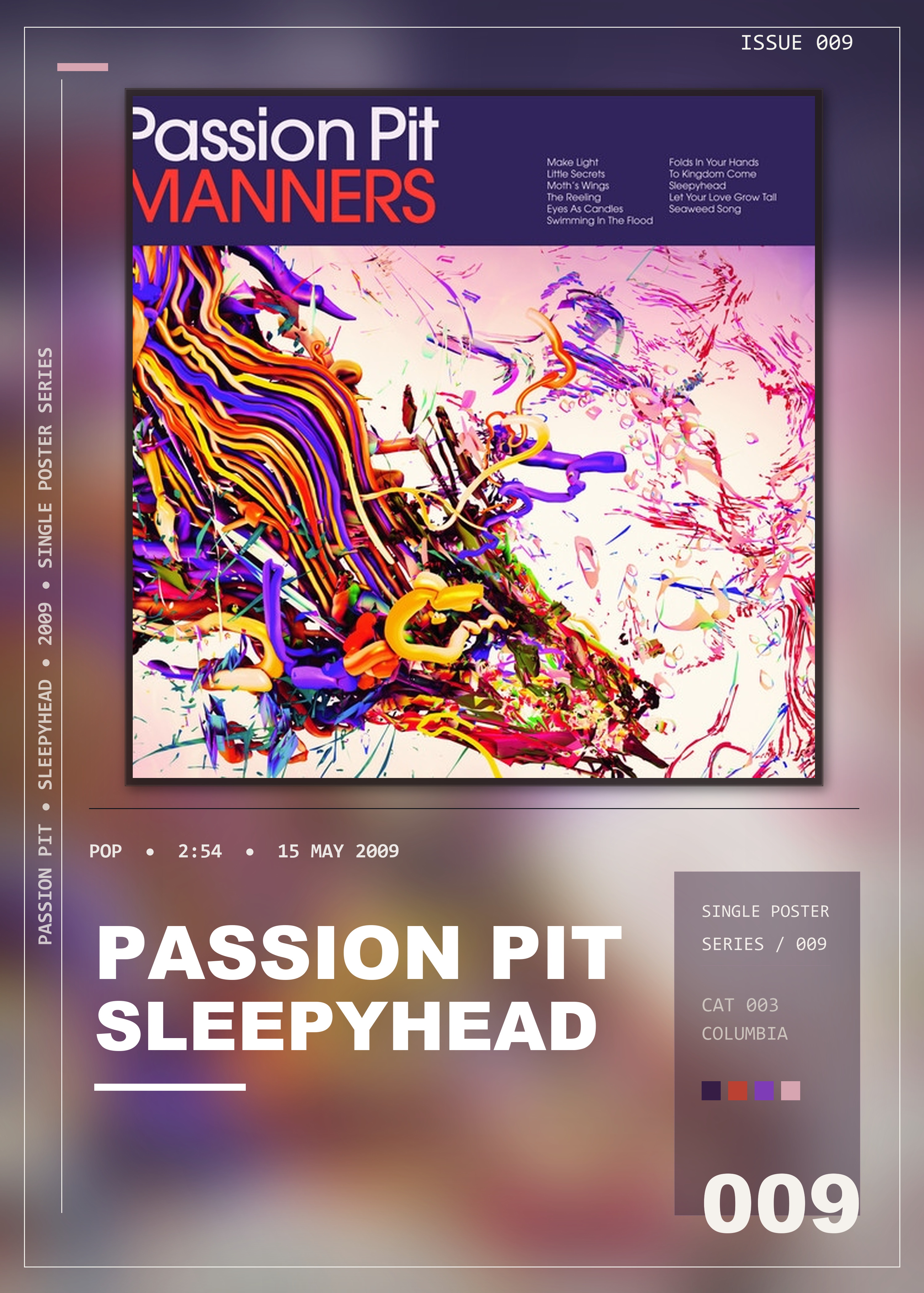 Music poster: Passion Pit - Sleepyhead