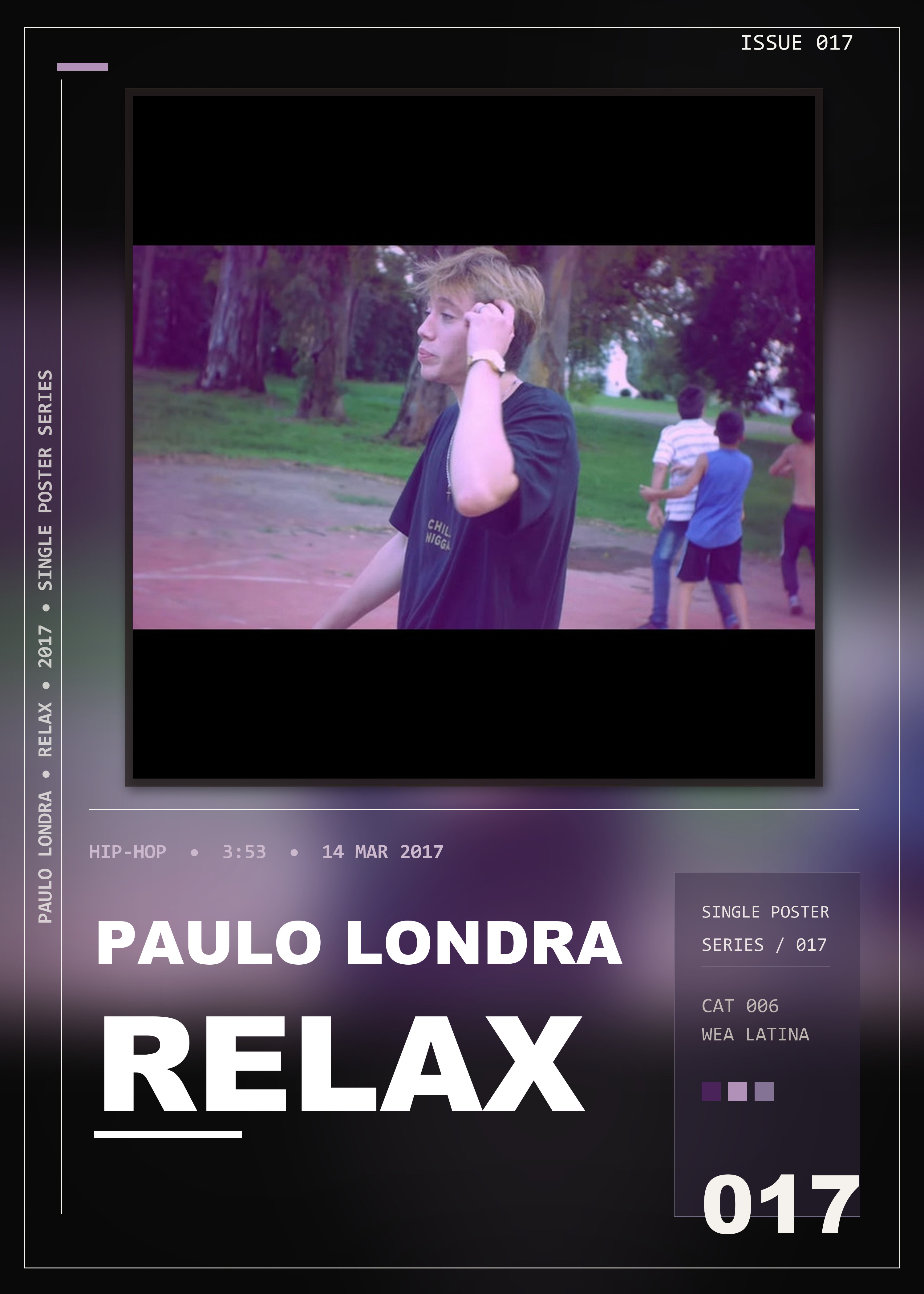 Music poster: Paulo Londra - Relax