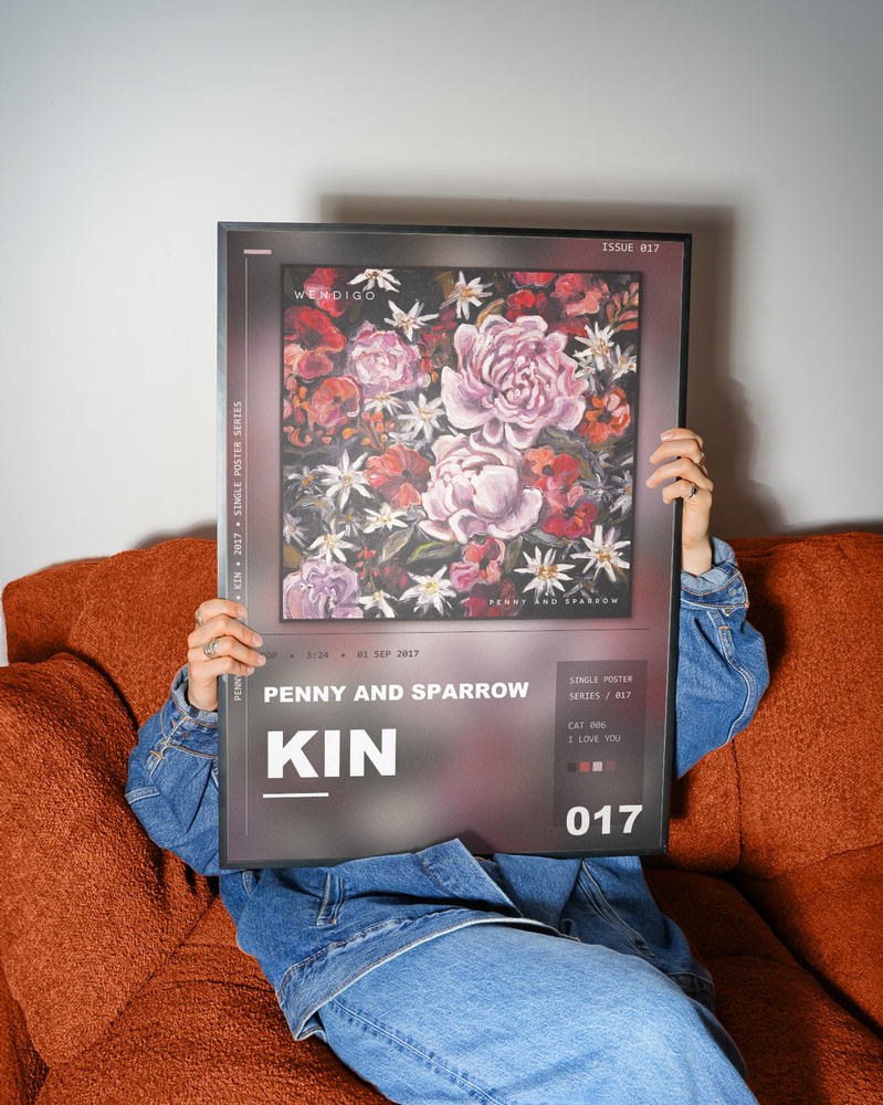 Music poster: Penny and Sparrow - Kin