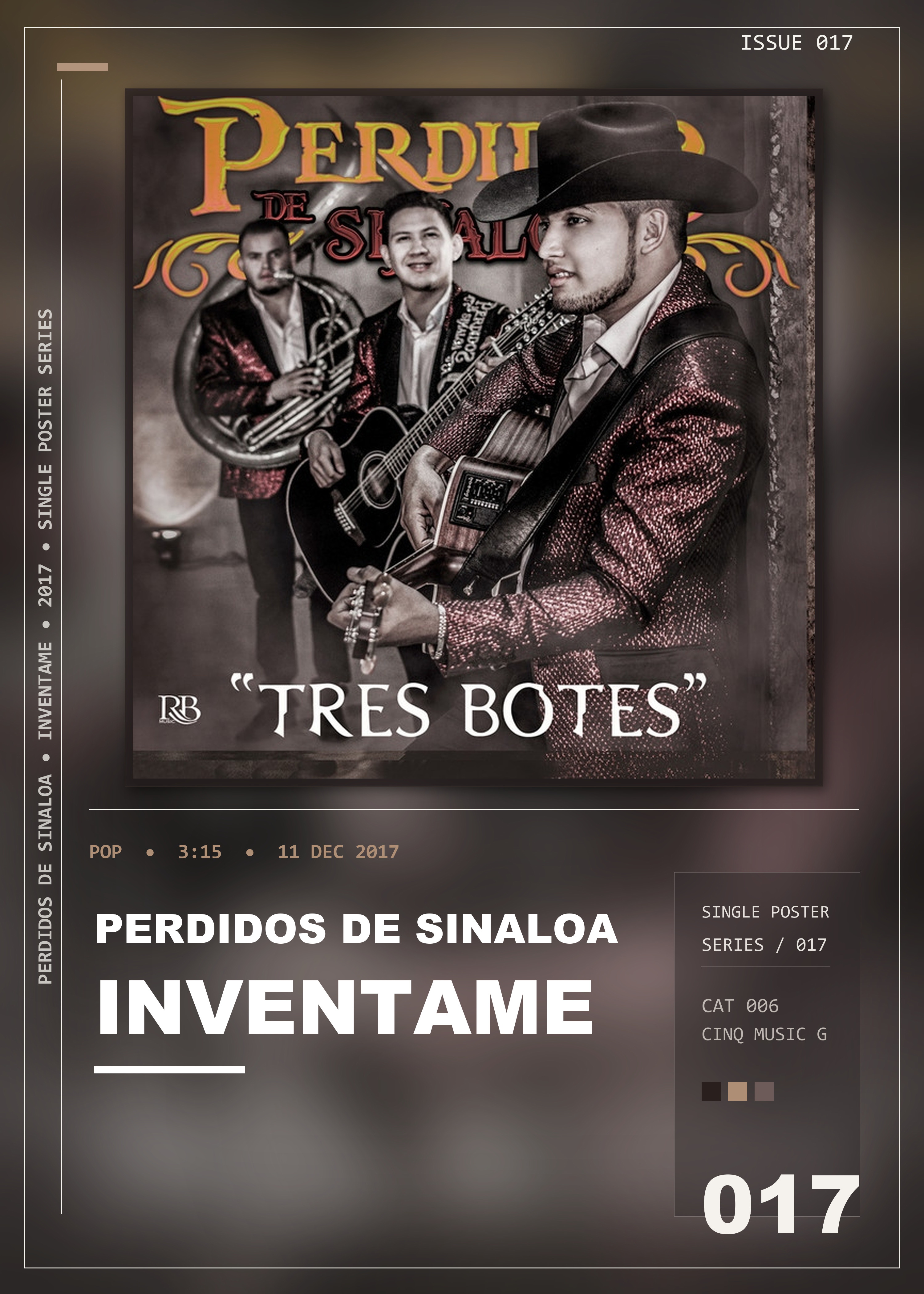 Music poster: Perdidos De Sinaloa - Inventame En Vivo