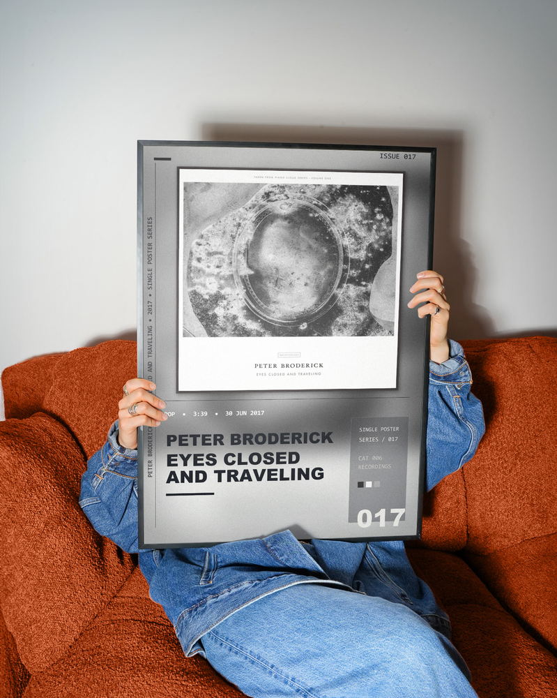 Music poster: Peter Broderick - Eyes Closed And Traveling
