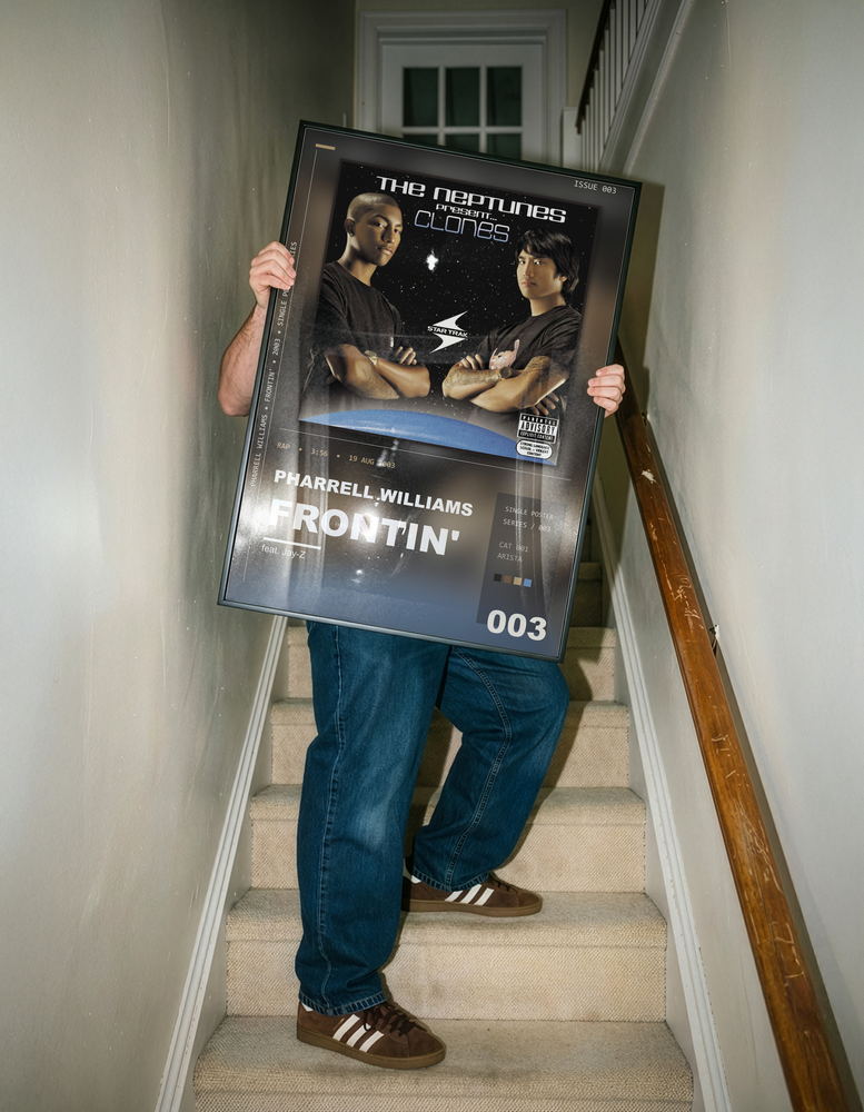 Music poster: Pharrell Williams - Frontin feat Jay-Z - Club Mix